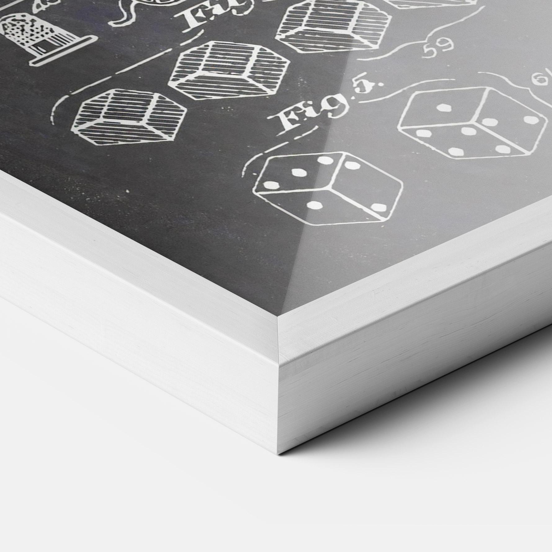 Gerahmte Poster Monopoly Board mockup 3