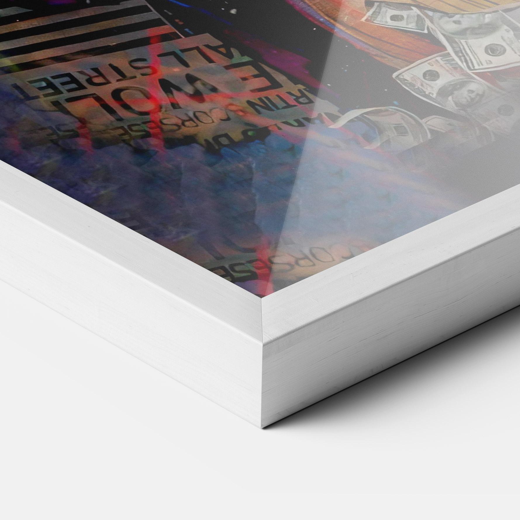 Gerahmte Poster Silence Panda mockup 3