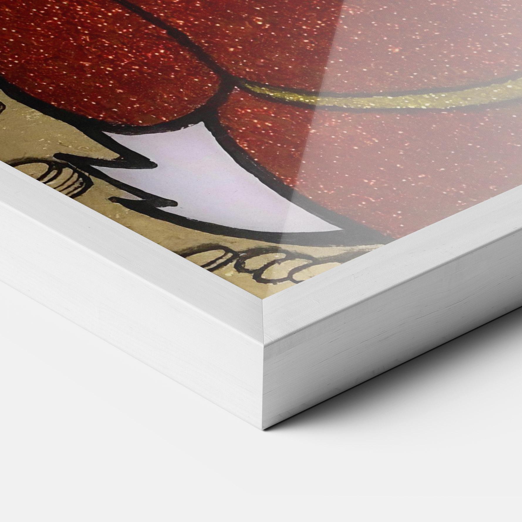 Gerahmte Poster Smell Like Money mockup 3