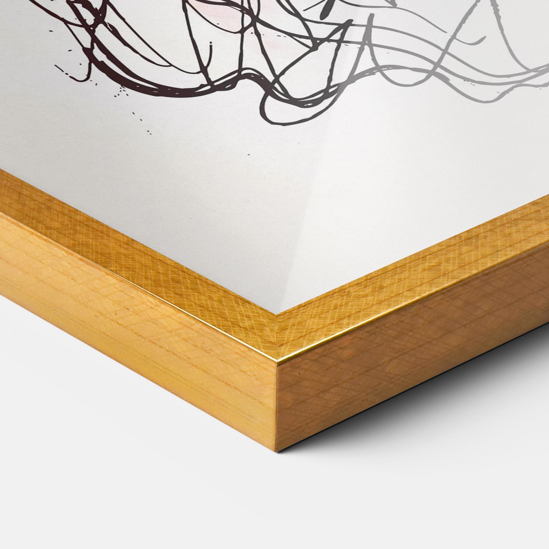 Gerahmte Poster Chain Skeleton mockup 3