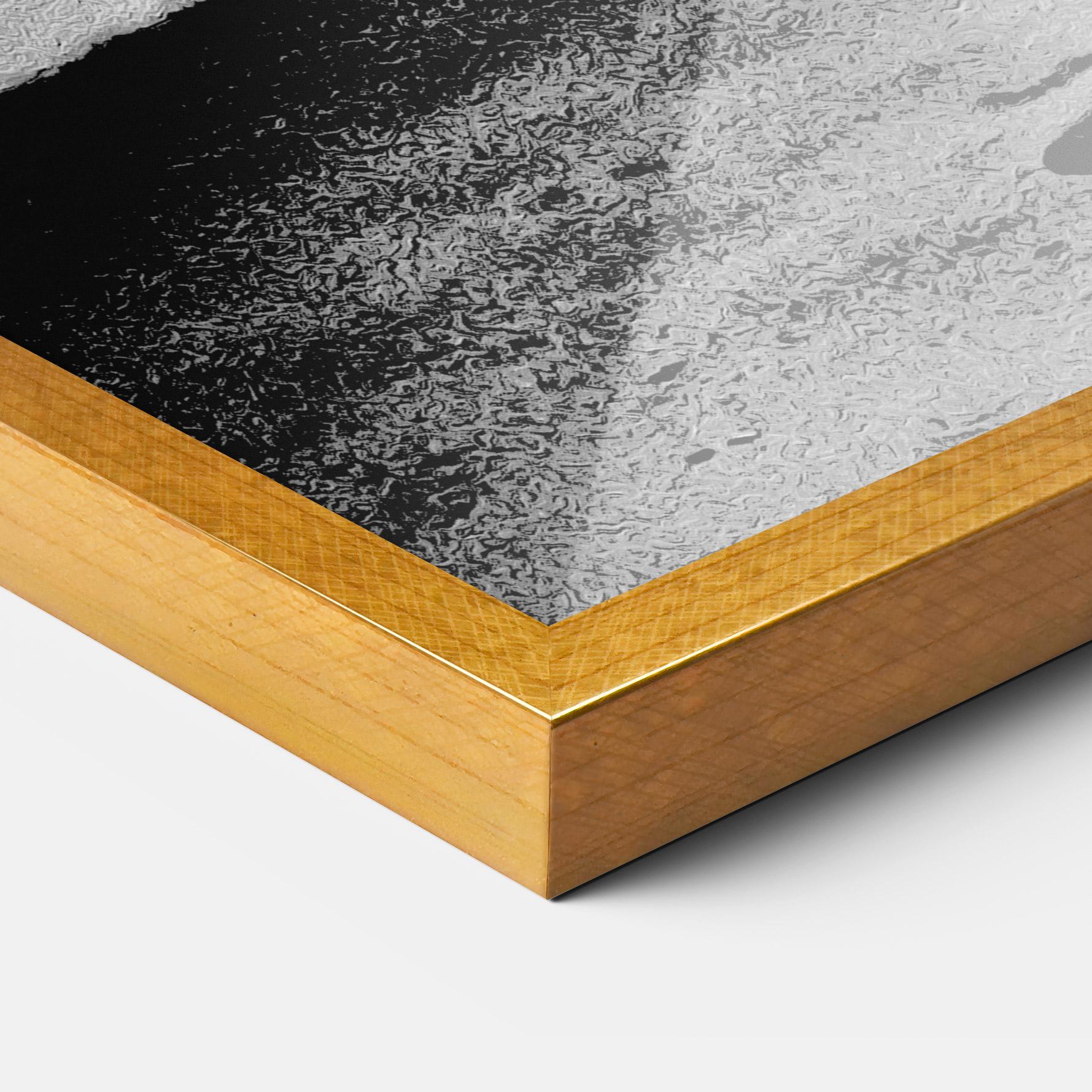 Gerahmte Poster Grey Long Dress mockup 3