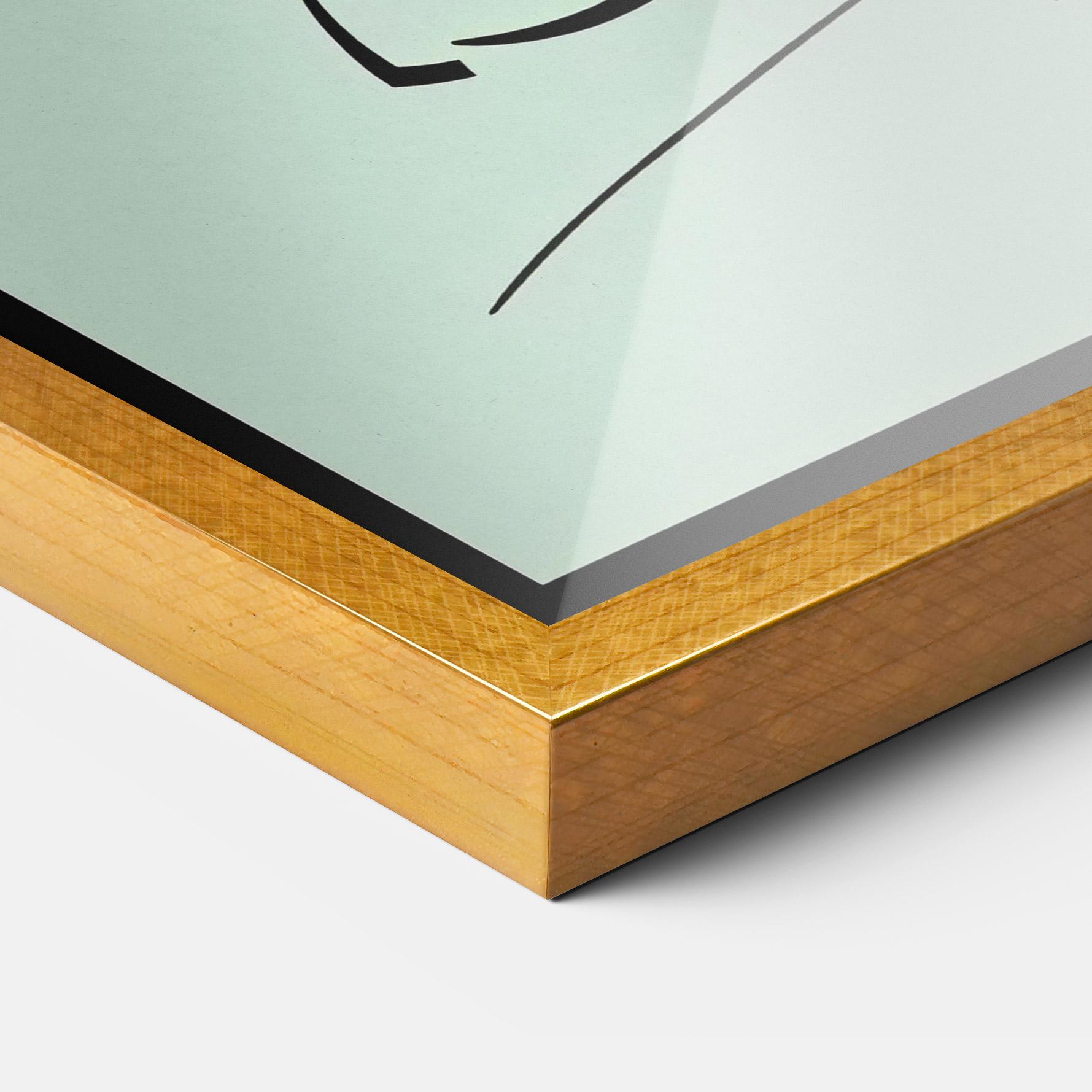 Gerahmte Poster Patience mockup 3