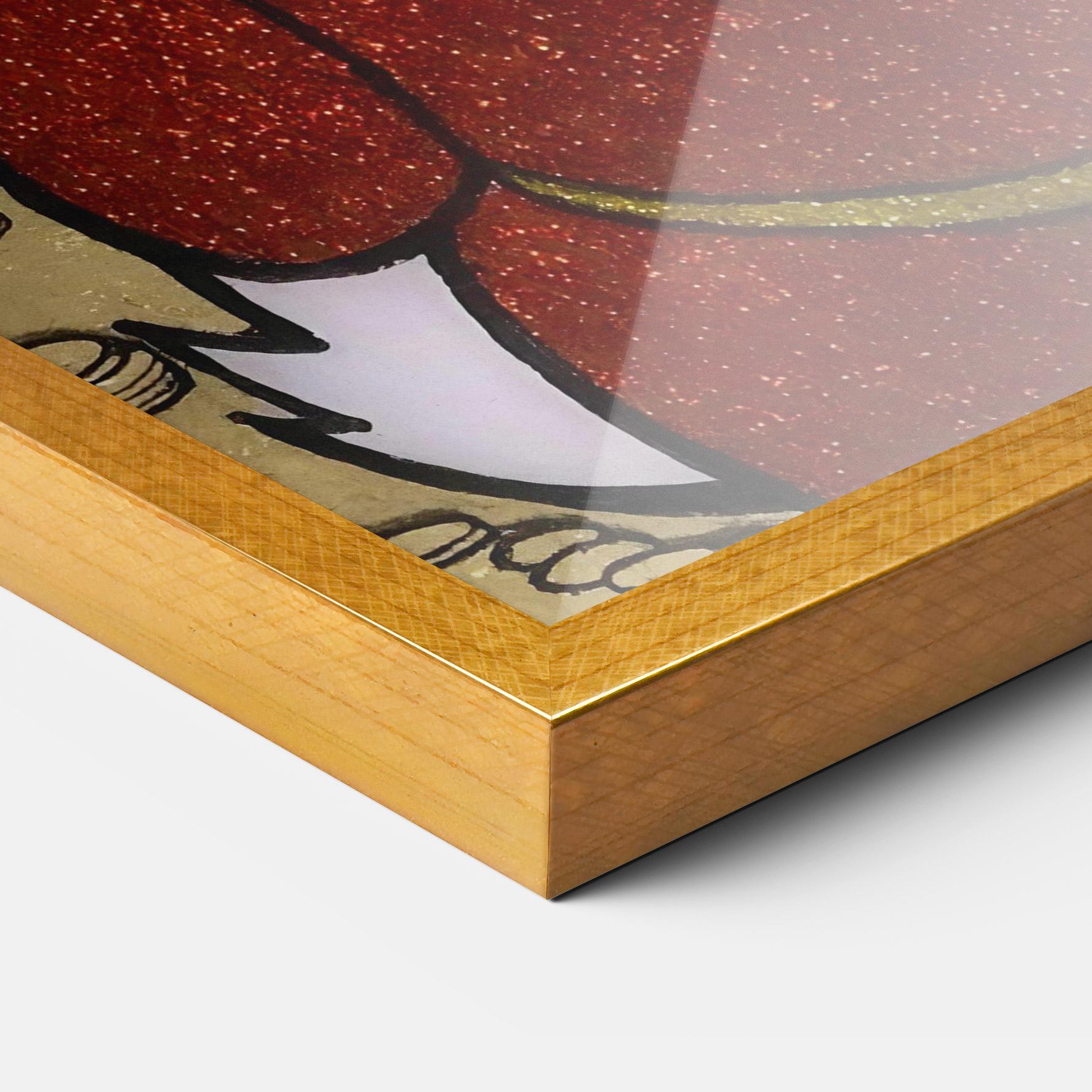 Gerahmte Poster Smell Like Money mockup 3