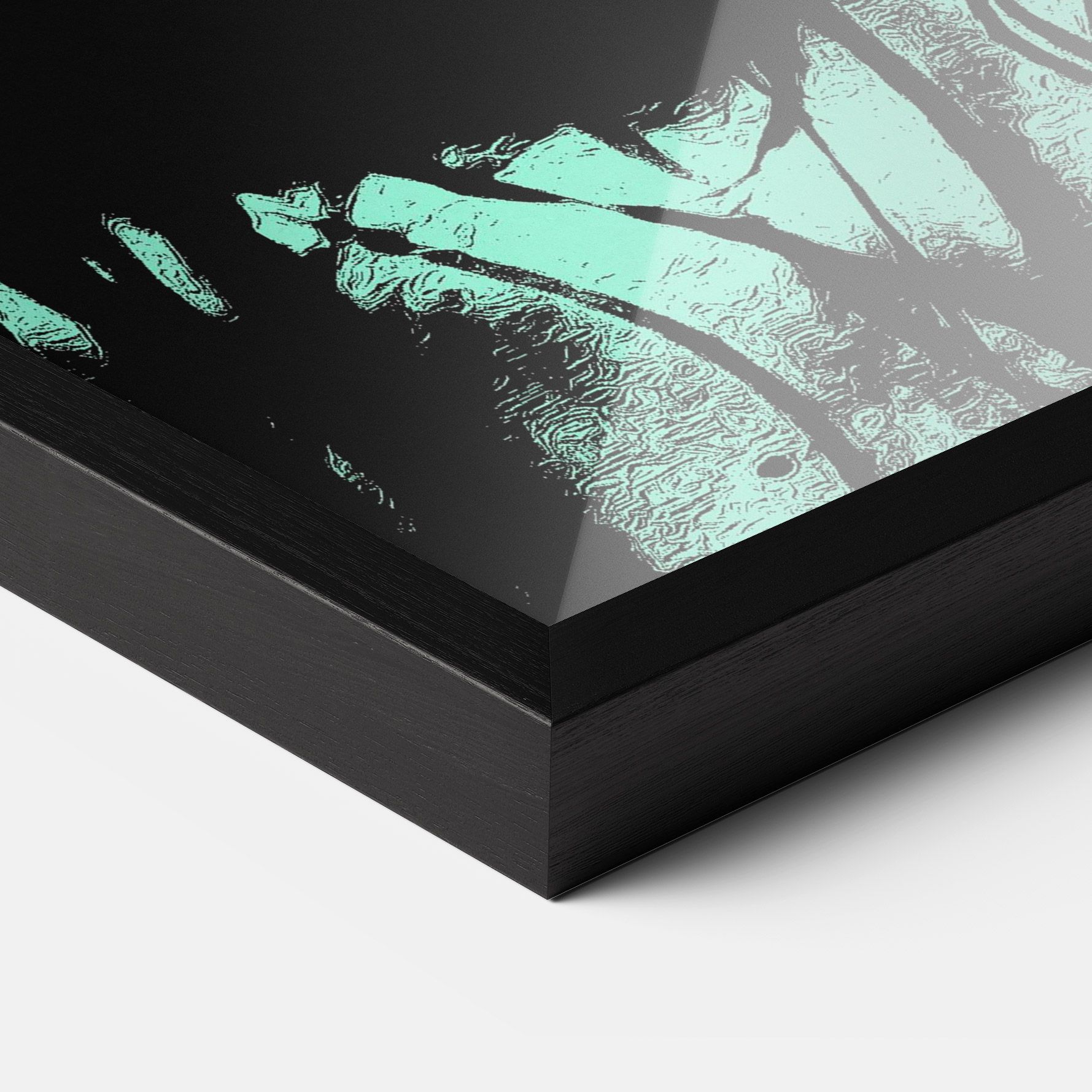 Green Light Girl mockup 3