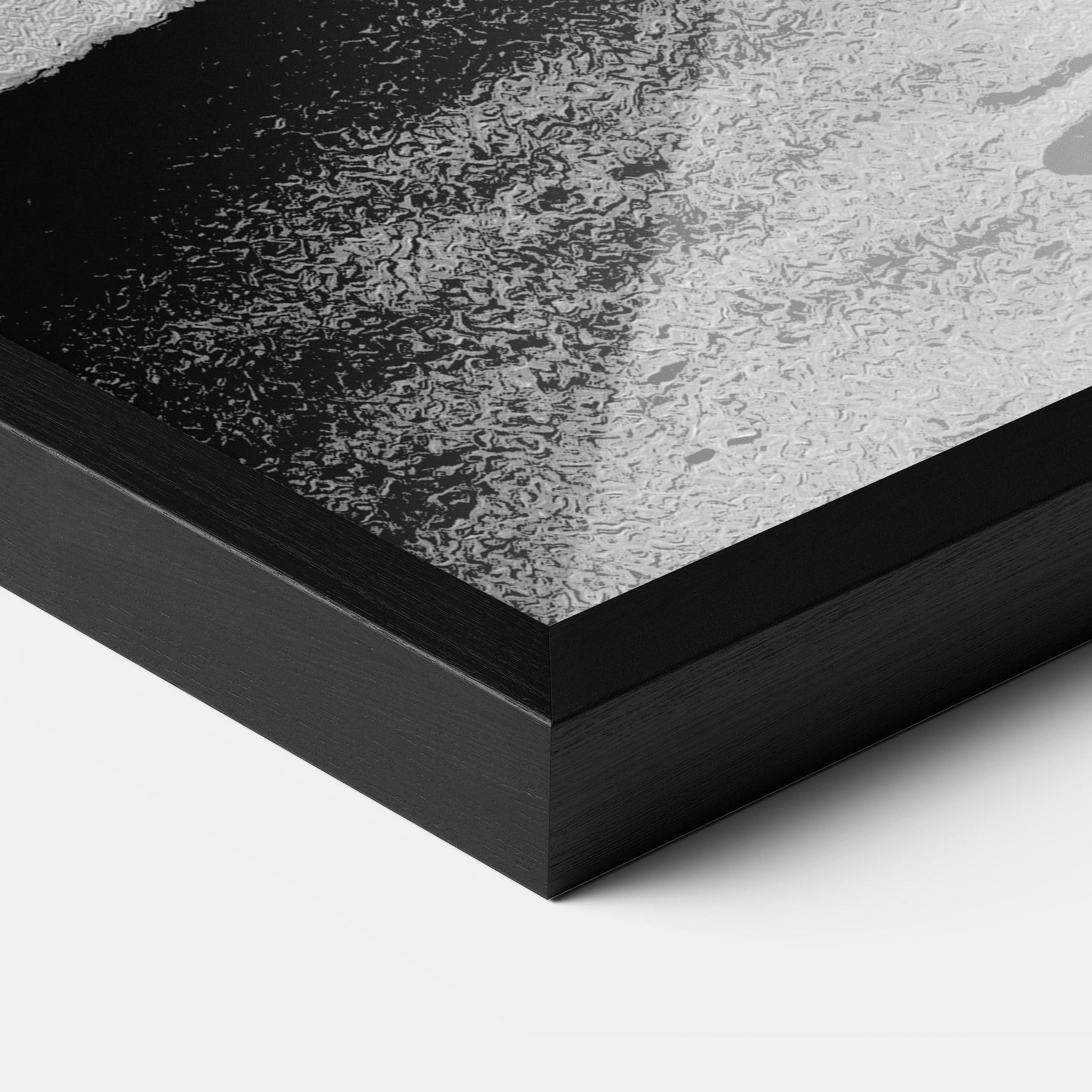 Gerahmte Poster Grey Long Dress mockup 3