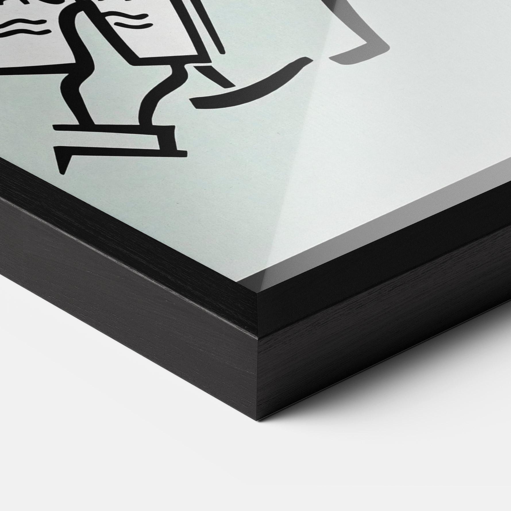 Gerahmte Poster Happines mockup 3