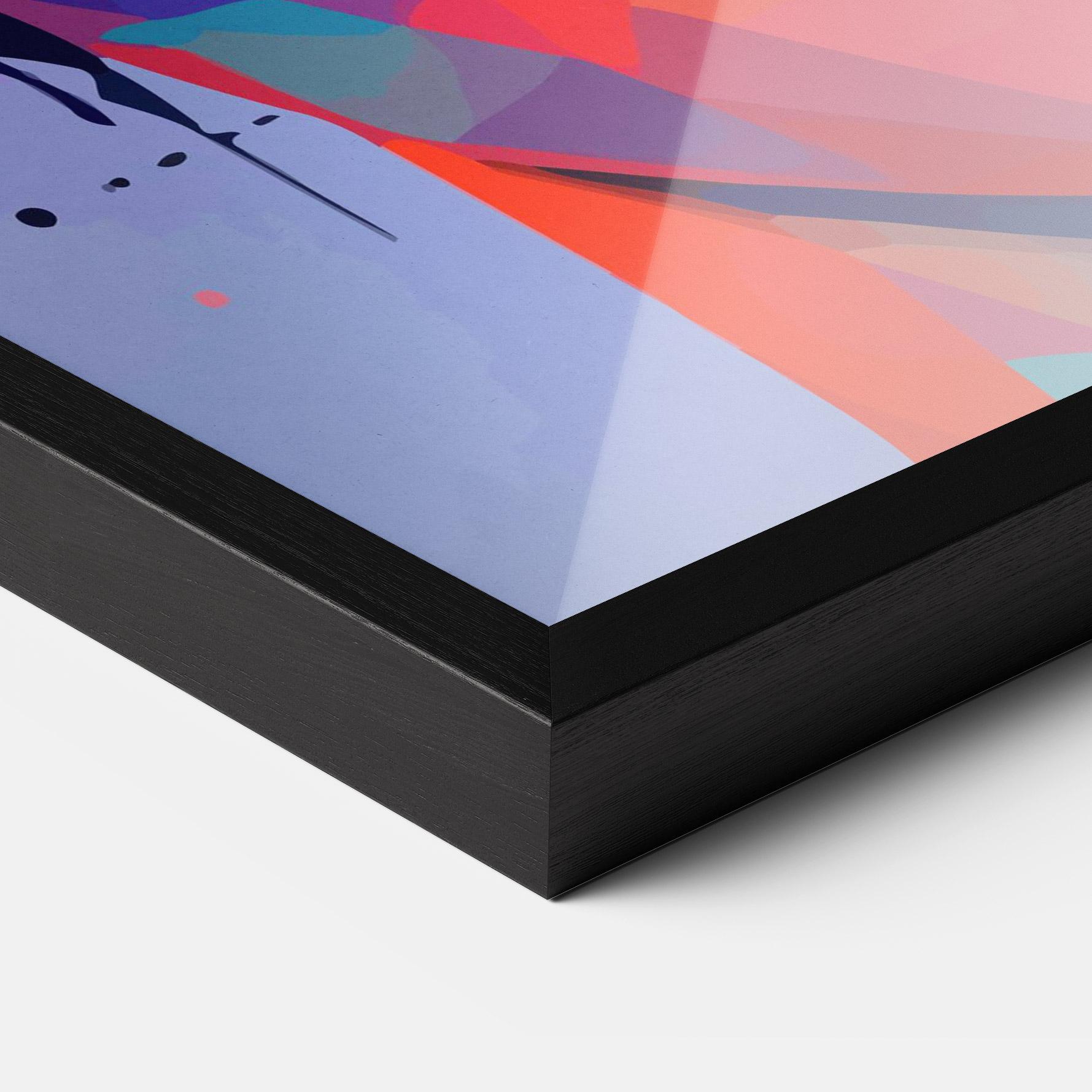 Gerahmte Poster Internet Hyperrealism mockup 3