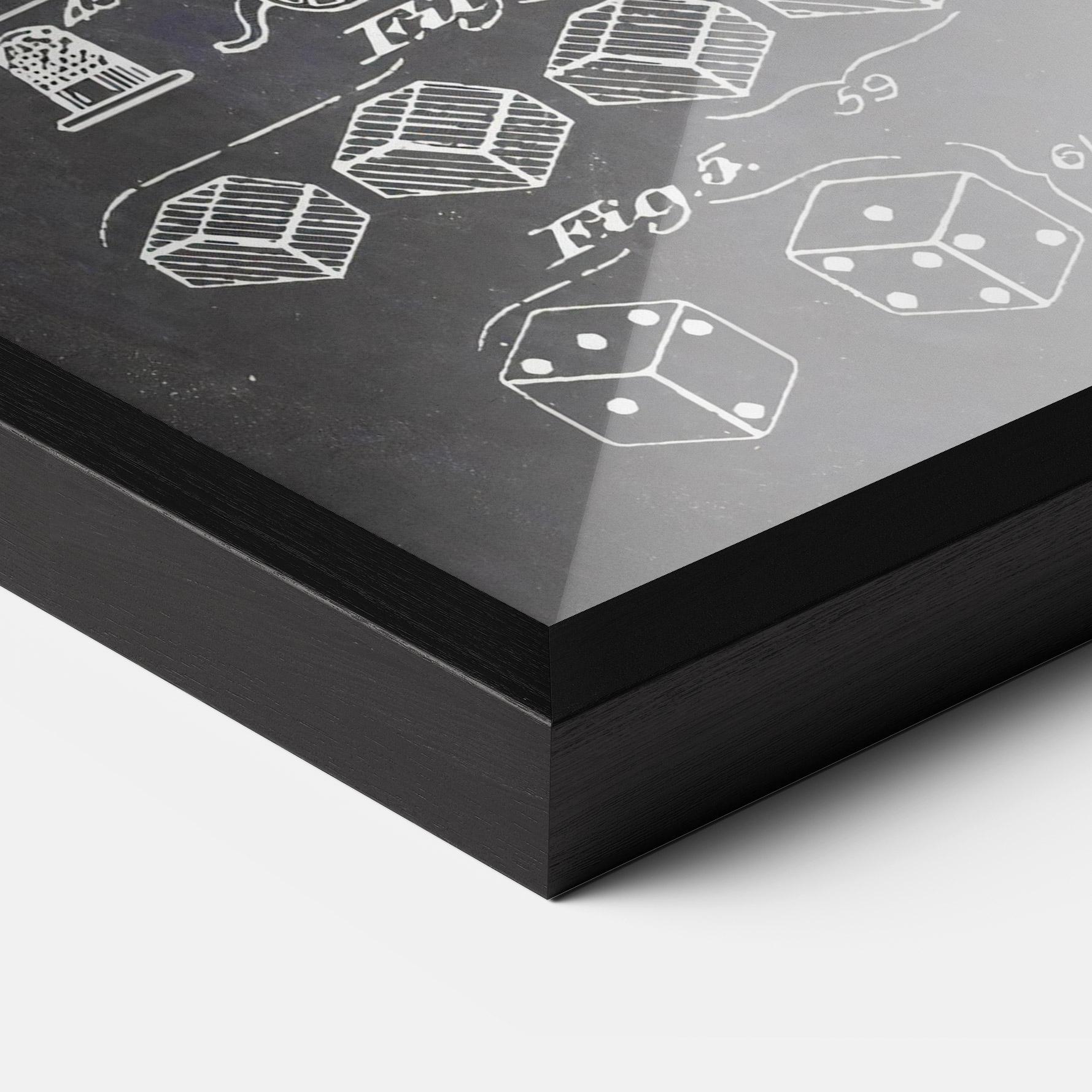 Gerahmte Poster Monopoly Board mockup 3