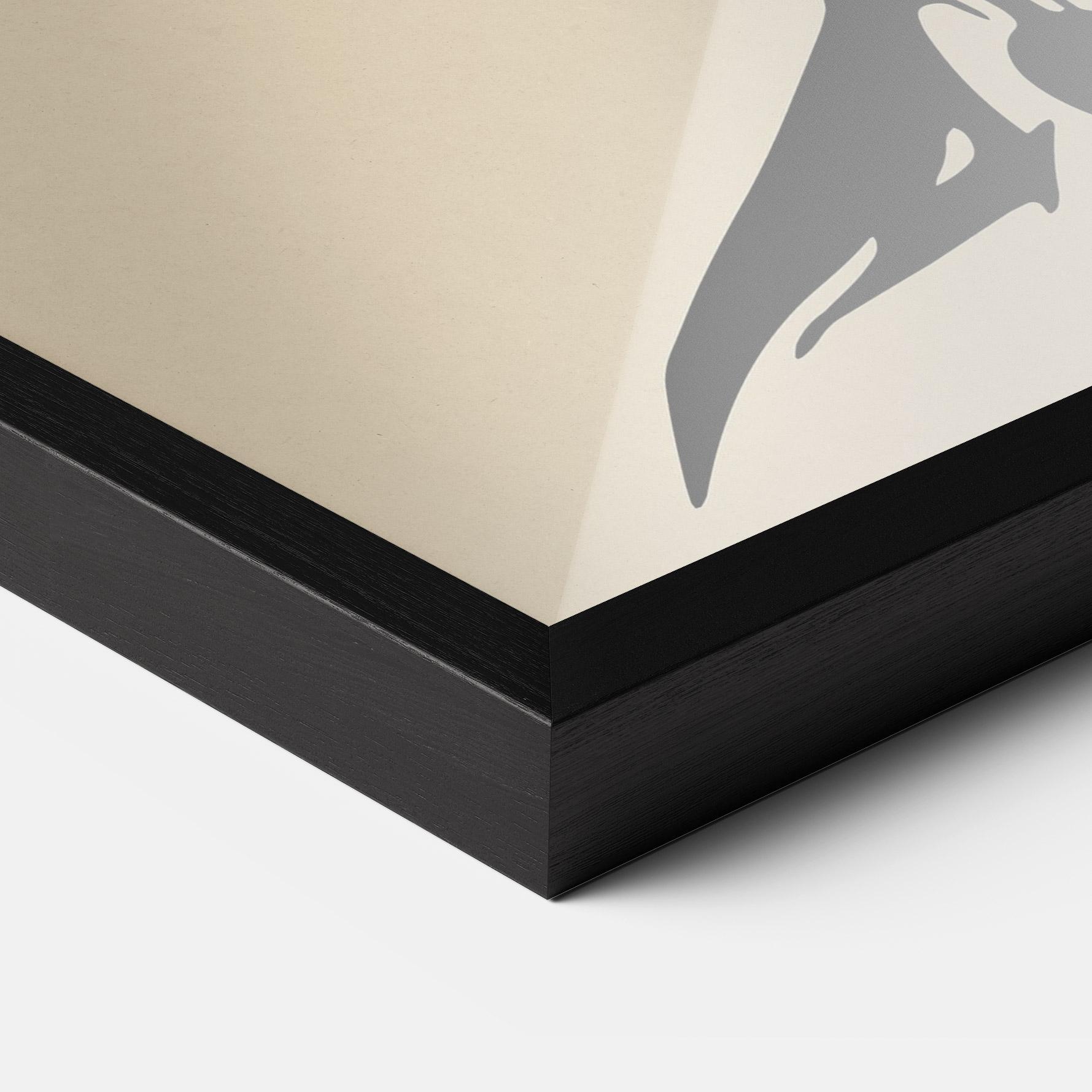 Gerahmte Poster Woman Vision Star mockup 3