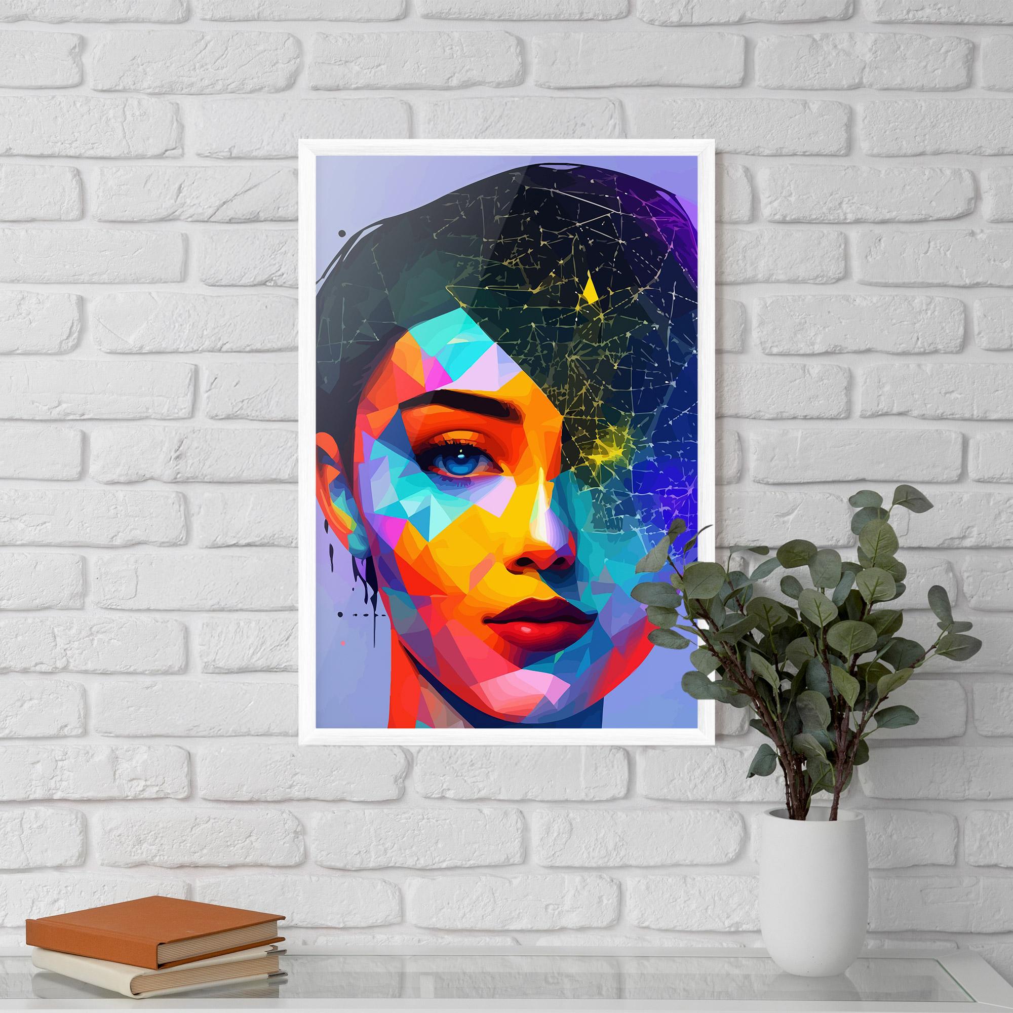 Gerahmte Poster Internet Hyperrealism mockup 5