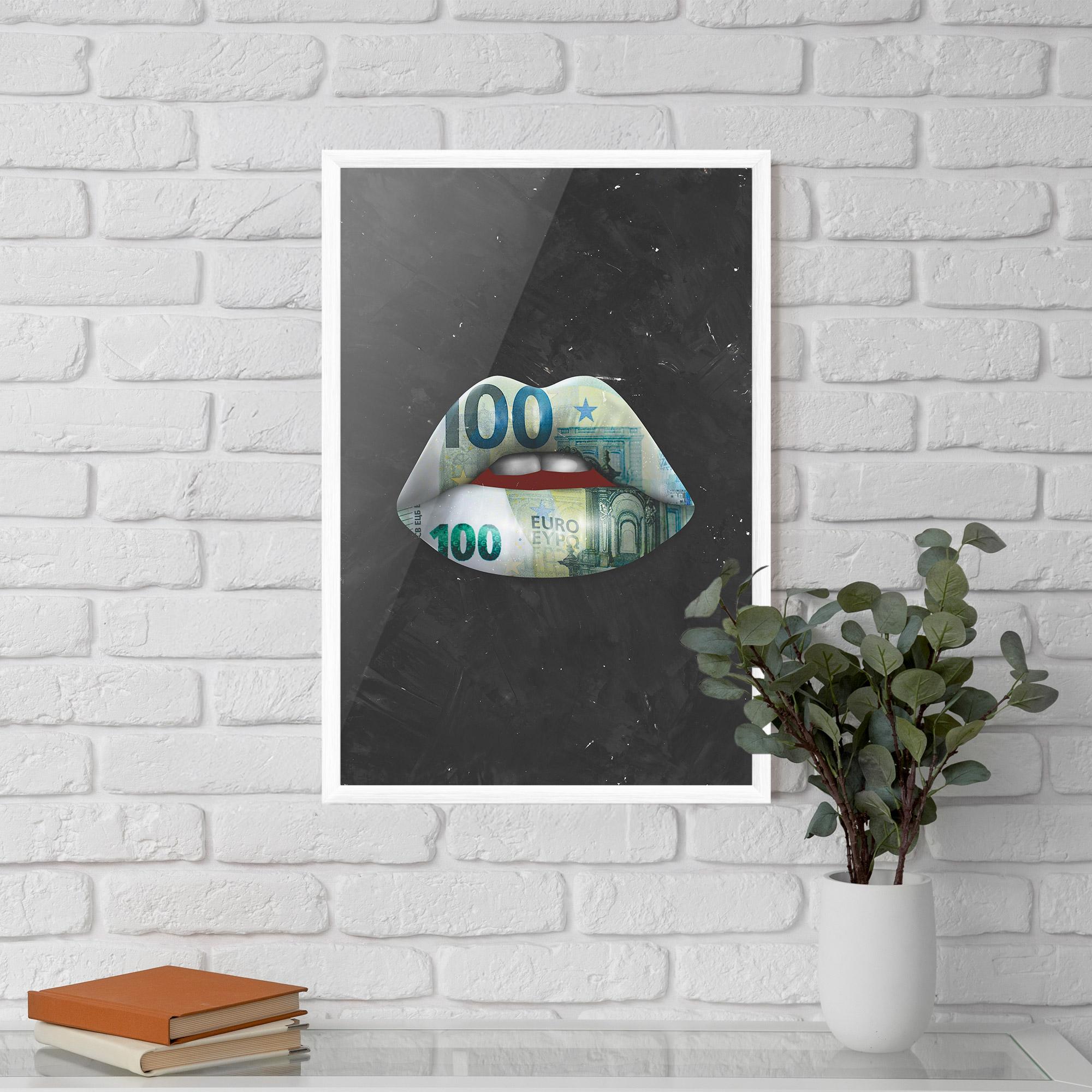 Gerahmte Poster Money On The Women mockup 5