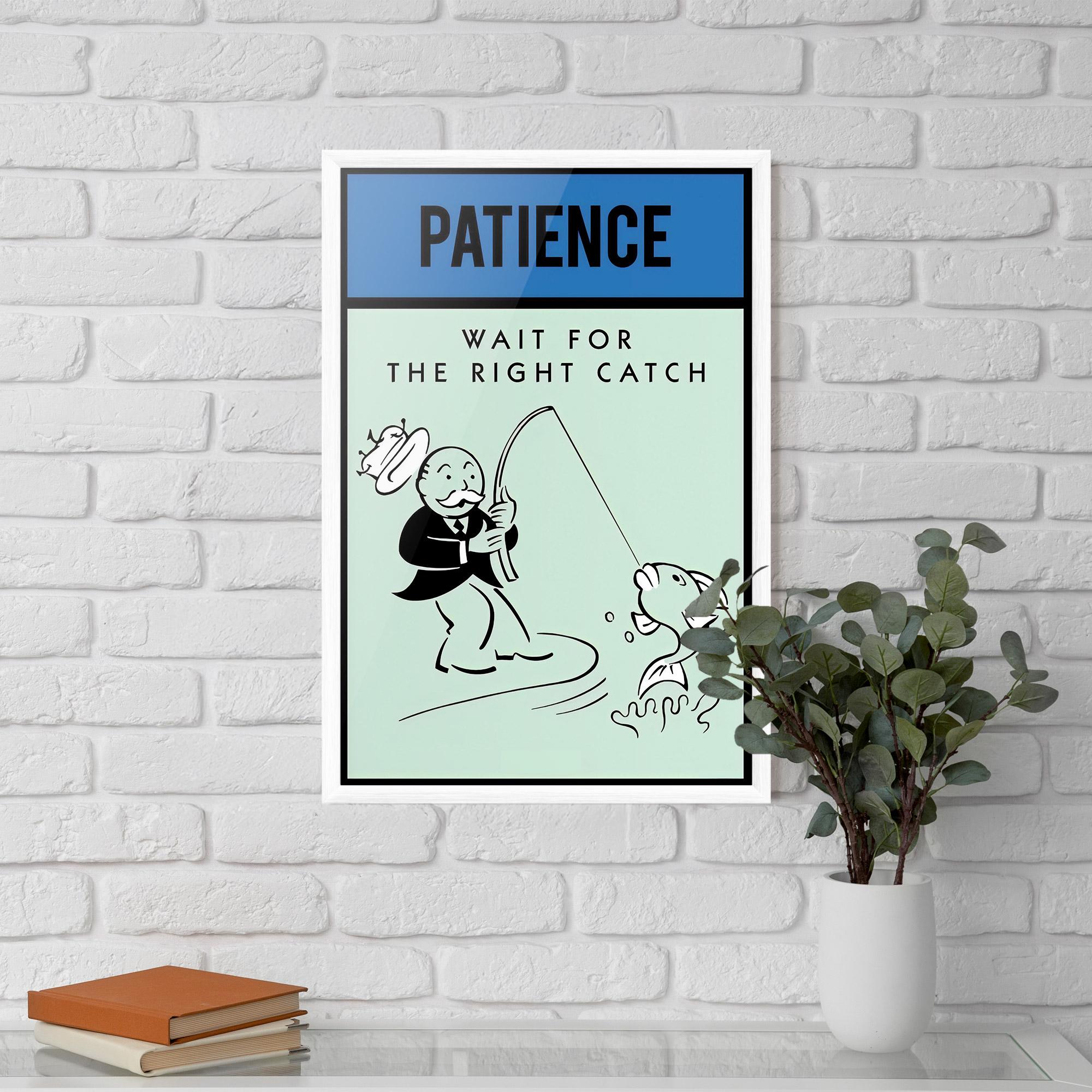 Gerahmte Poster Patience mockup 5