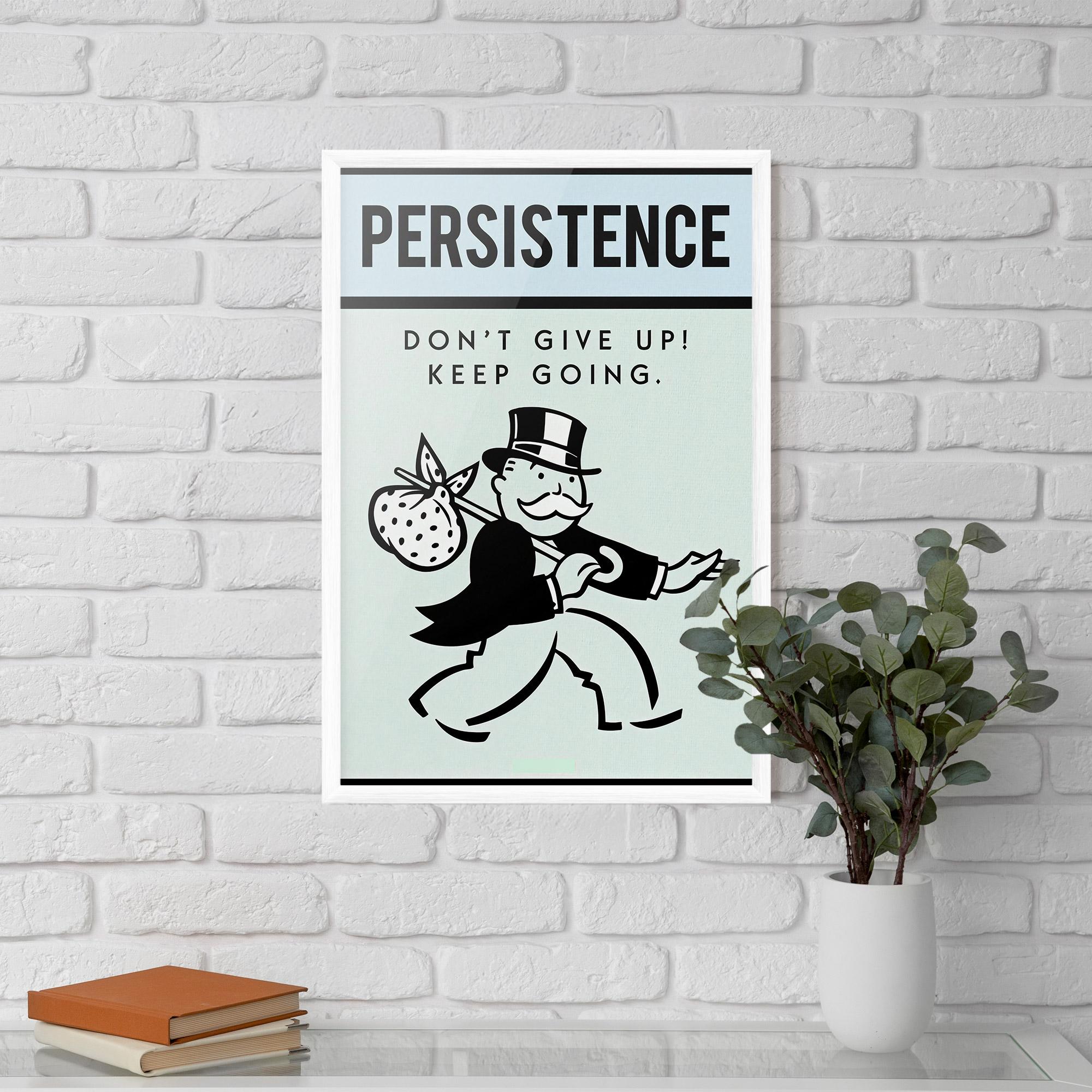 Gerahmte Poster Persistence mockup 5