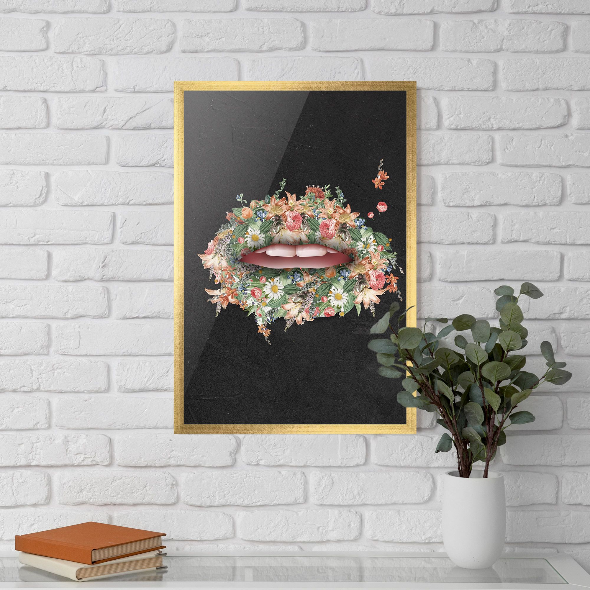 Flowers Lips mockup 5