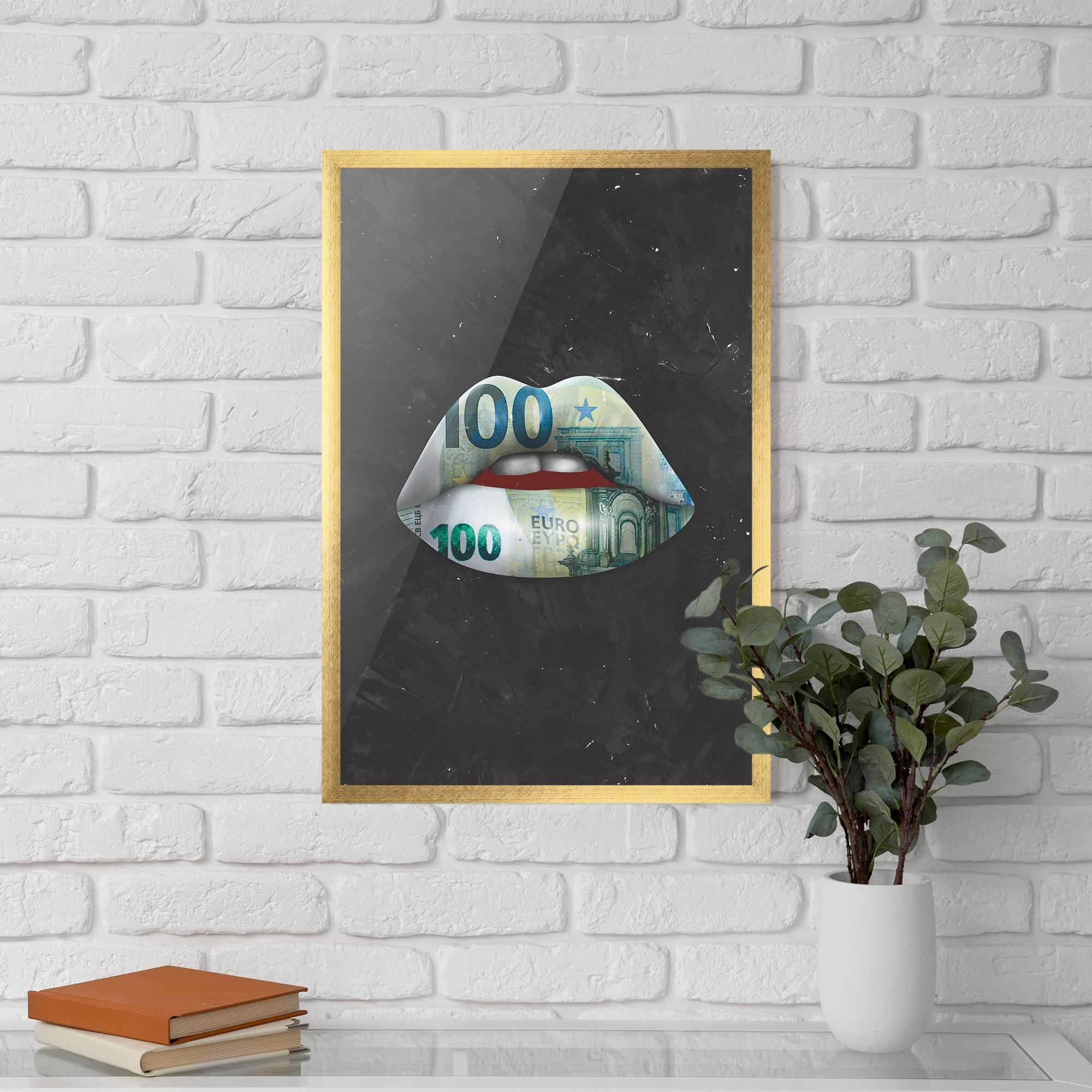 Gerahmte Poster Money On The Women mockup 5