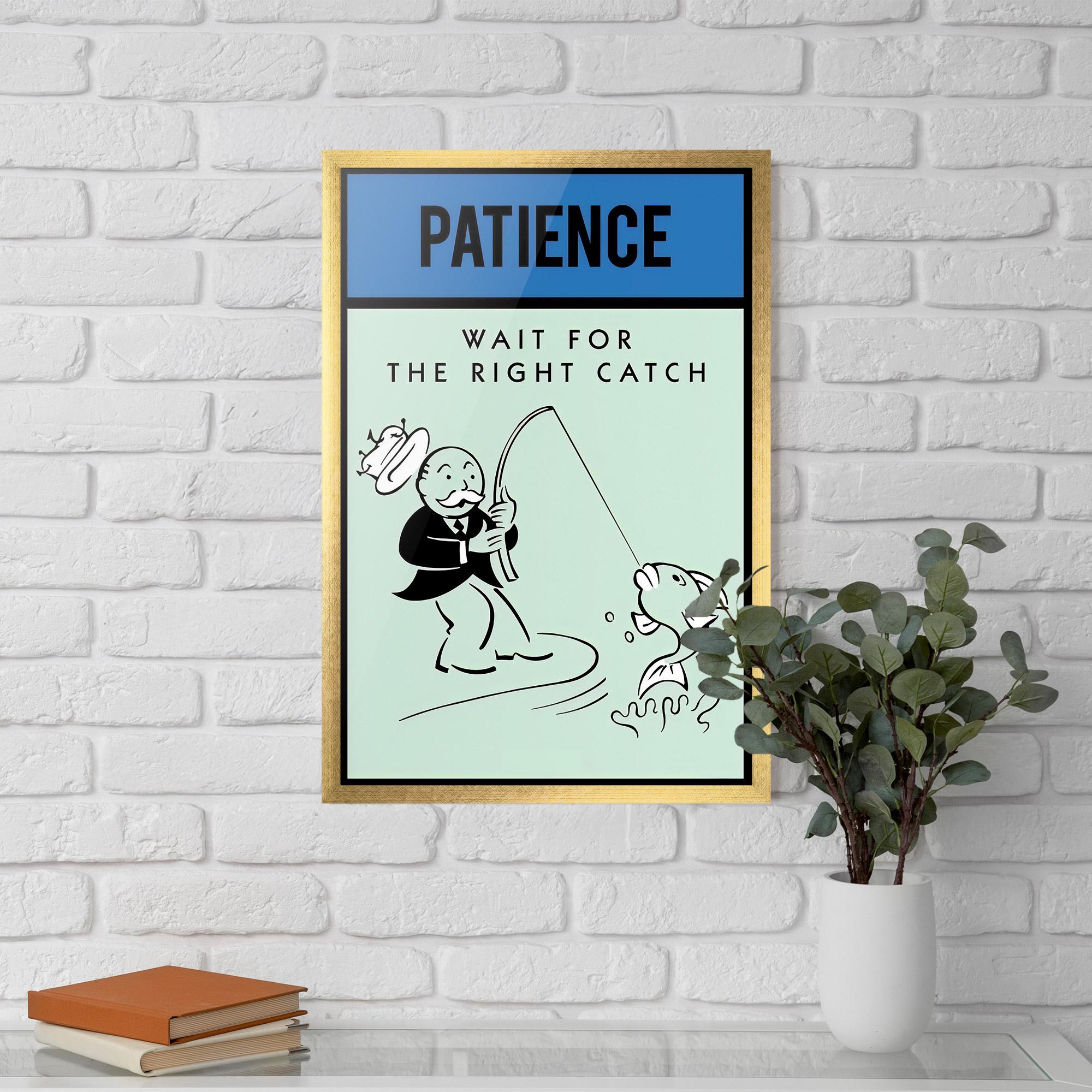 Gerahmte Poster Patience mockup 5
