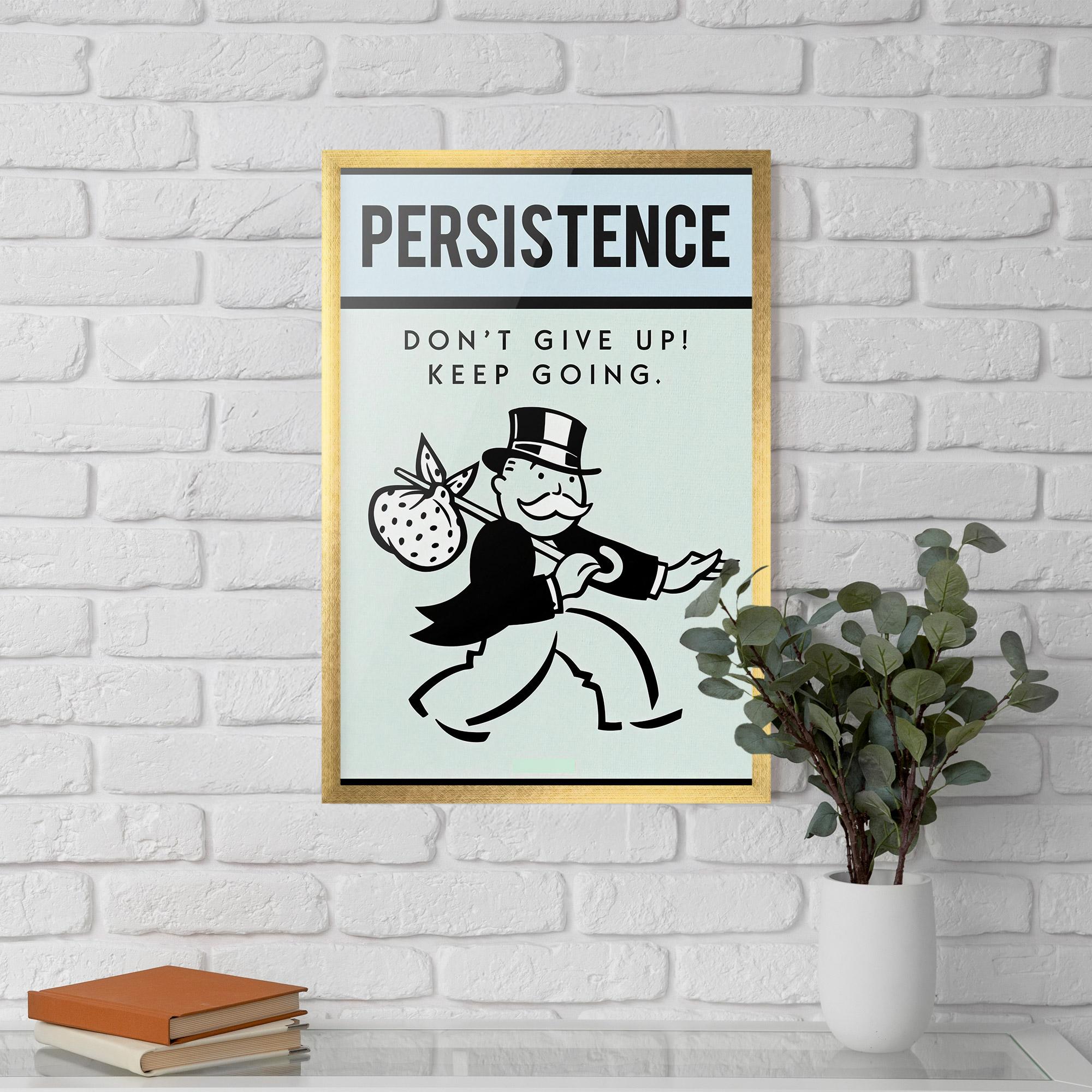 Gerahmte Poster Persistence mockup 5