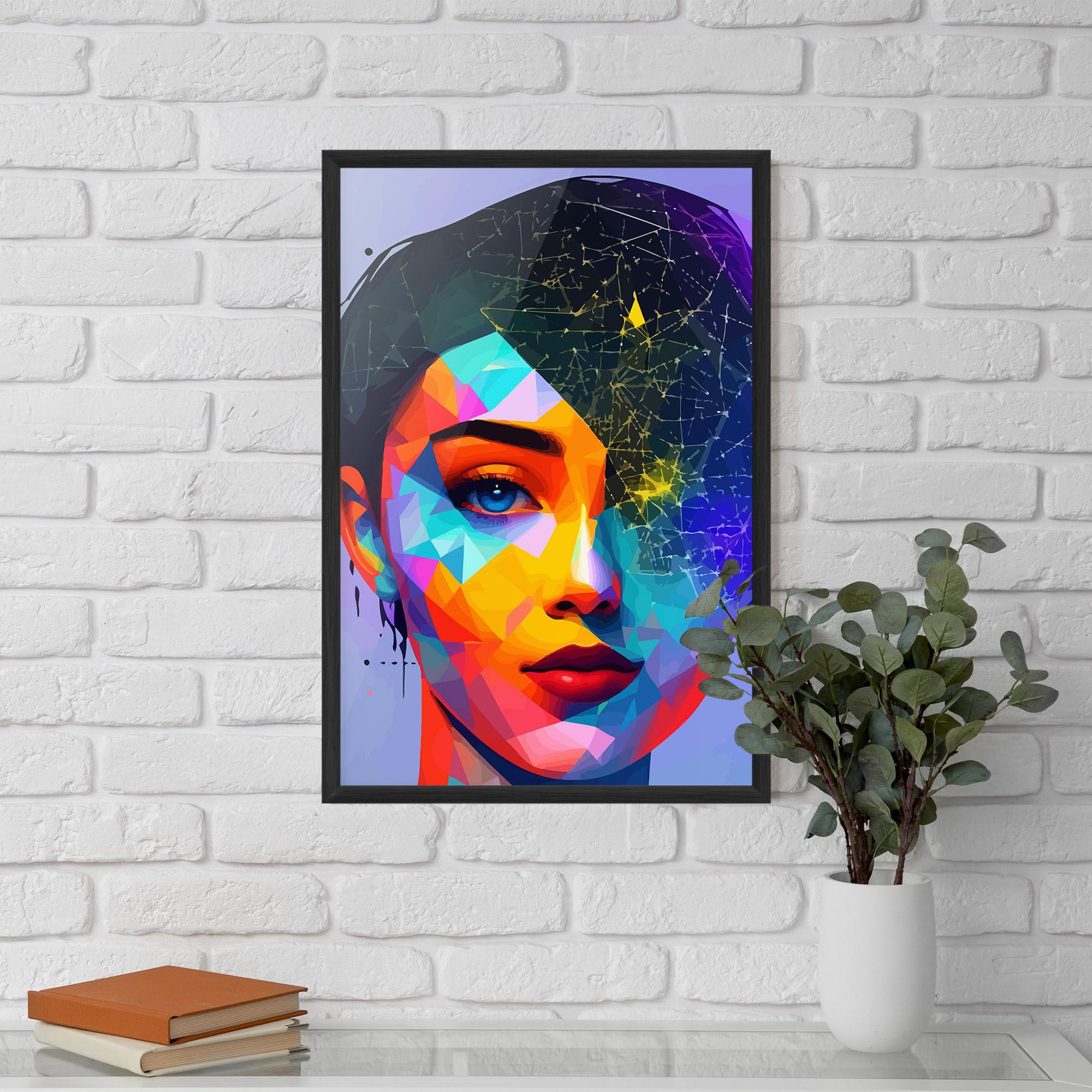 Gerahmte Poster Internet Hyperrealism mockup 5