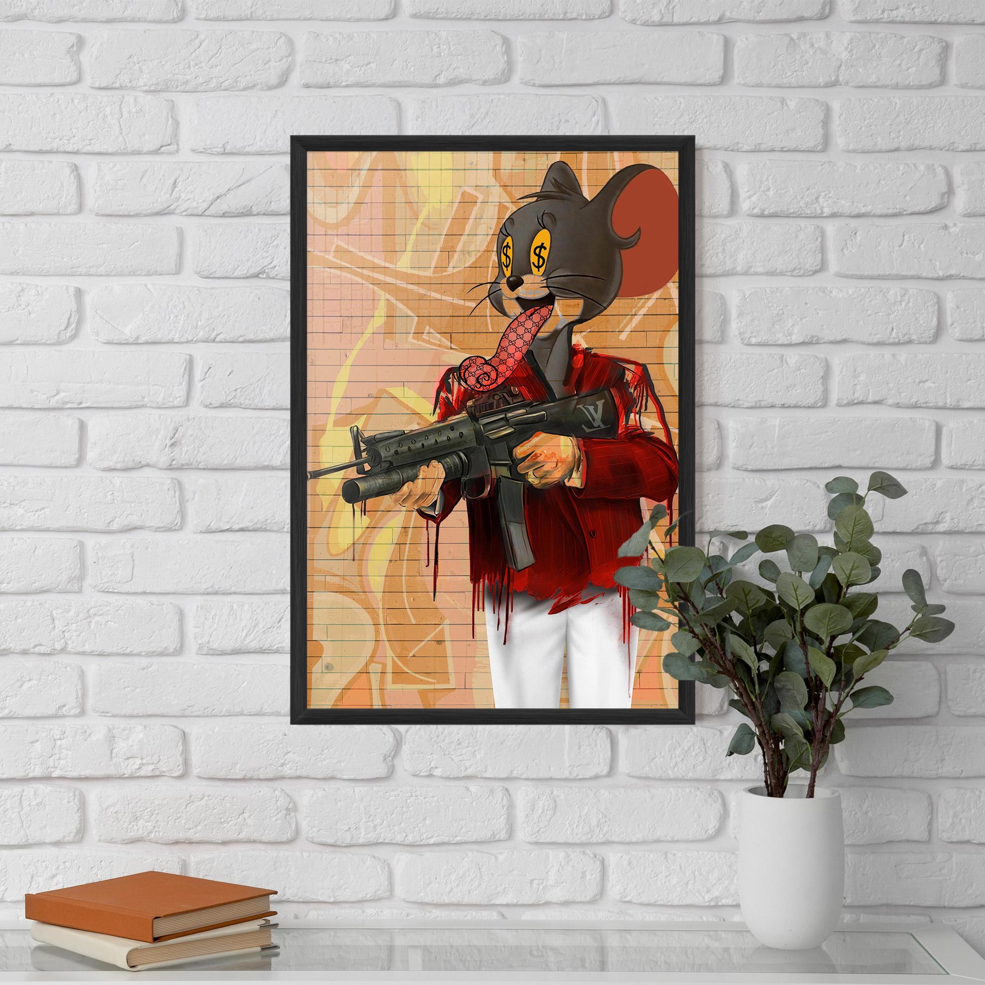 Gerahmte Poster Jerry mockup 5