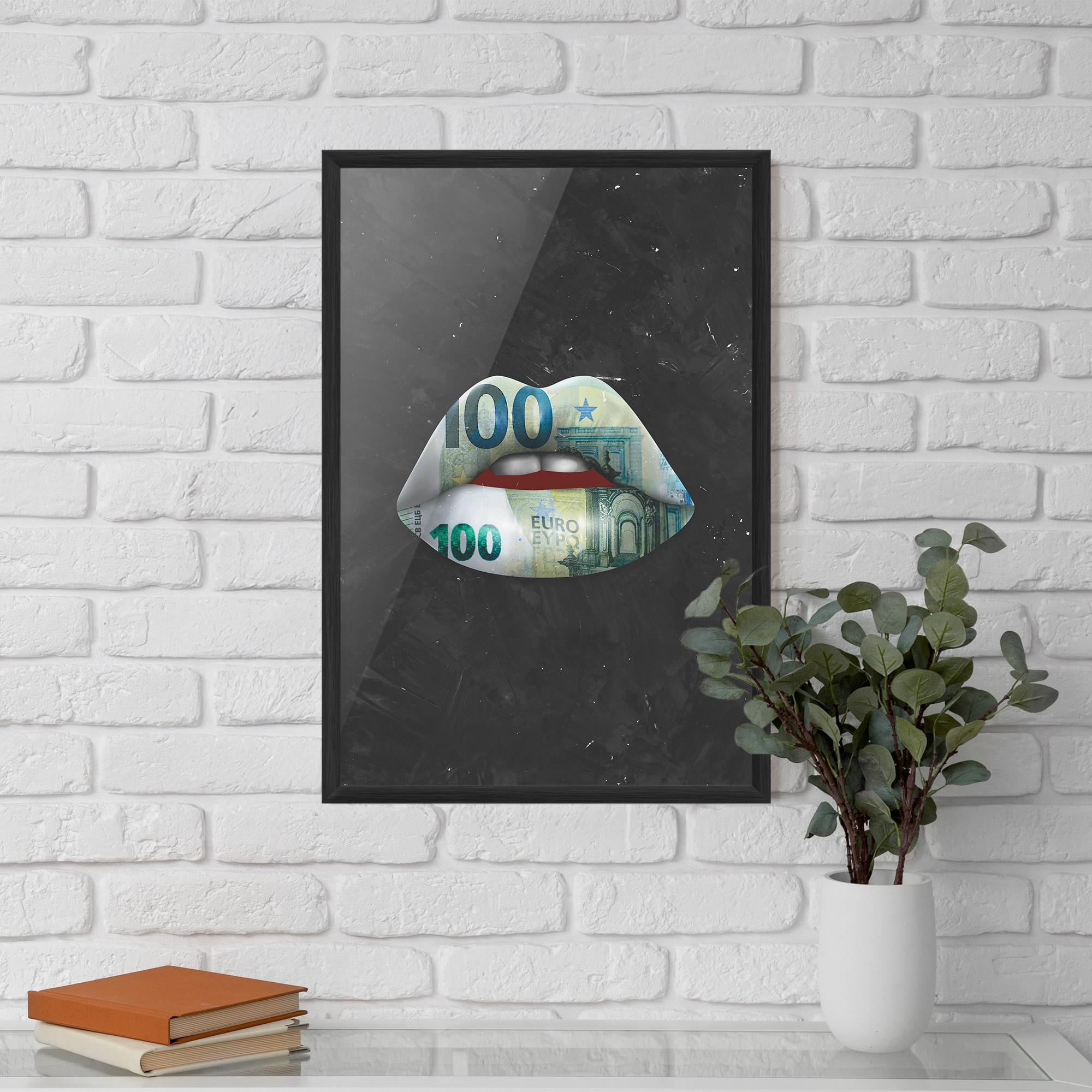 Gerahmte Poster Money On The Women mockup 5