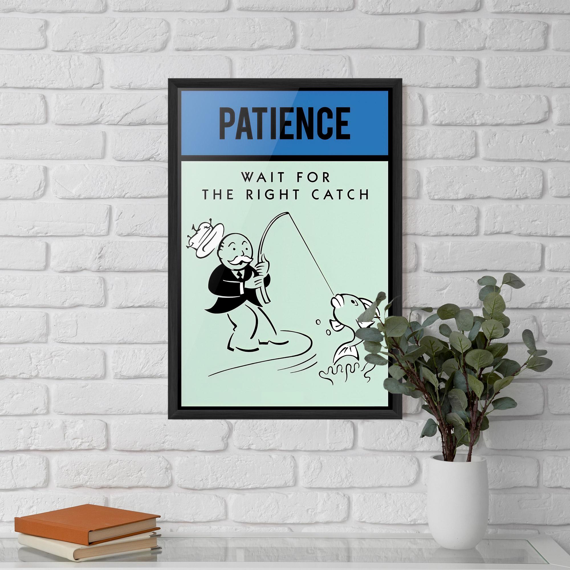 Gerahmte Poster Patience mockup 5