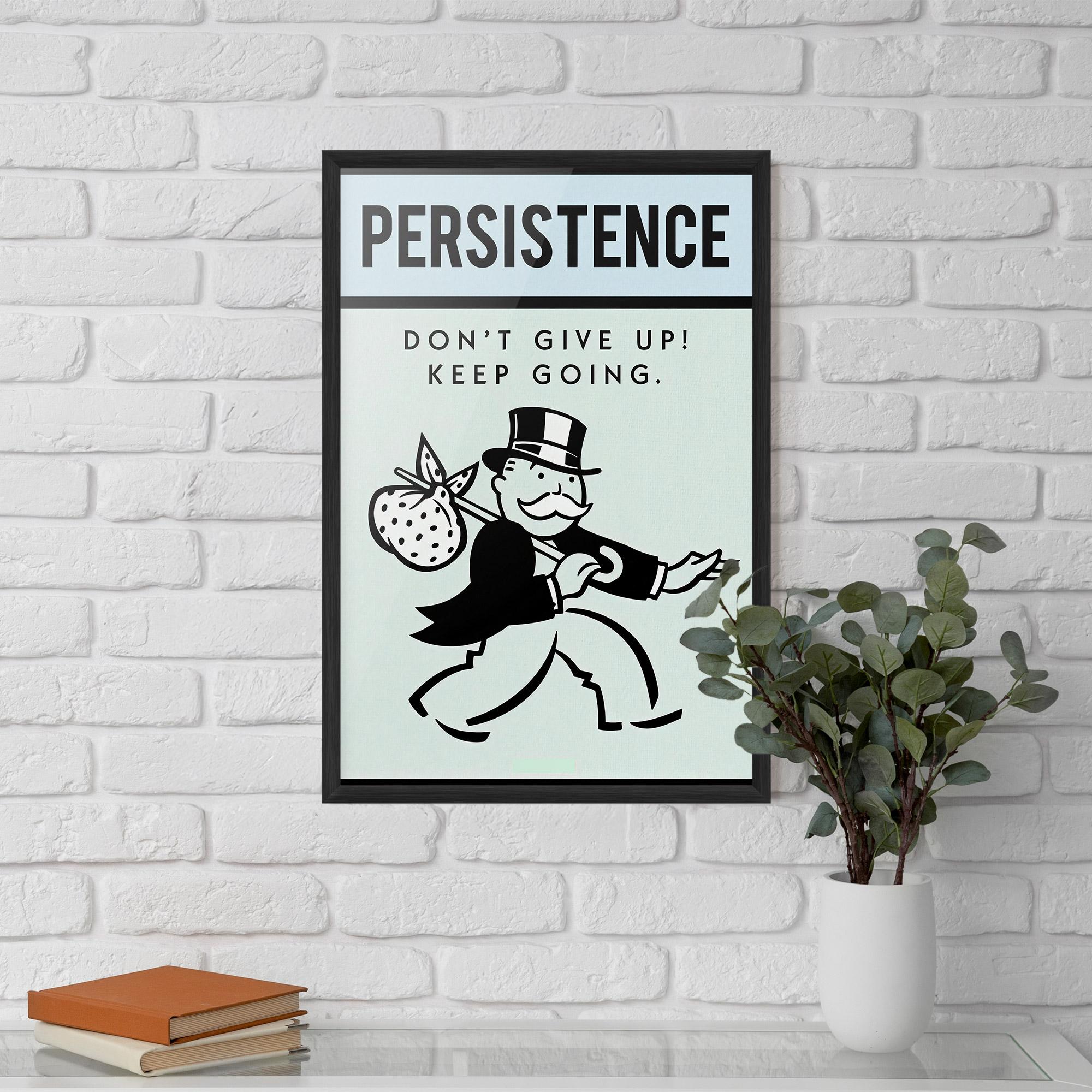 Gerahmte Poster Persistence mockup 5