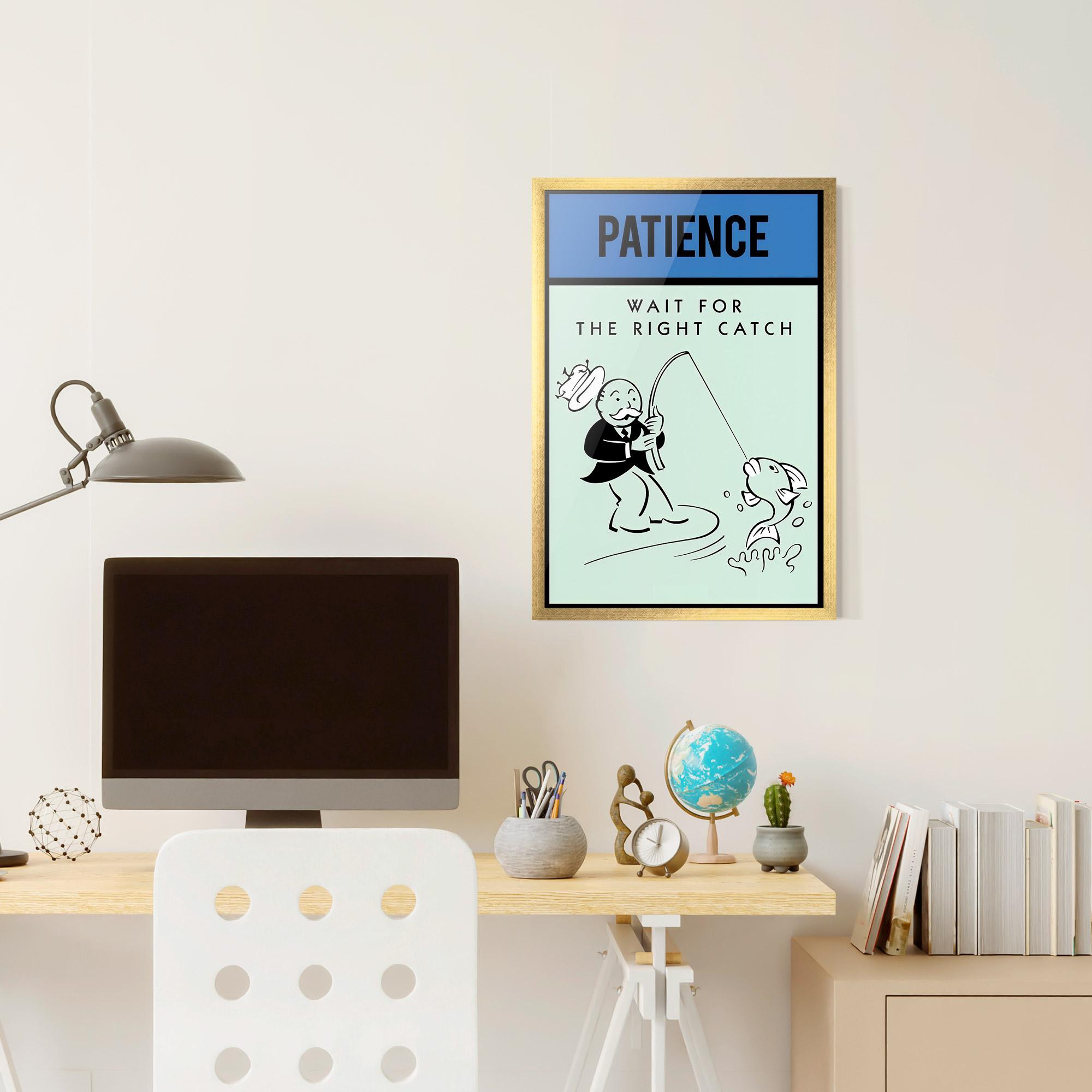Gerahmte Poster Patience mockup 6