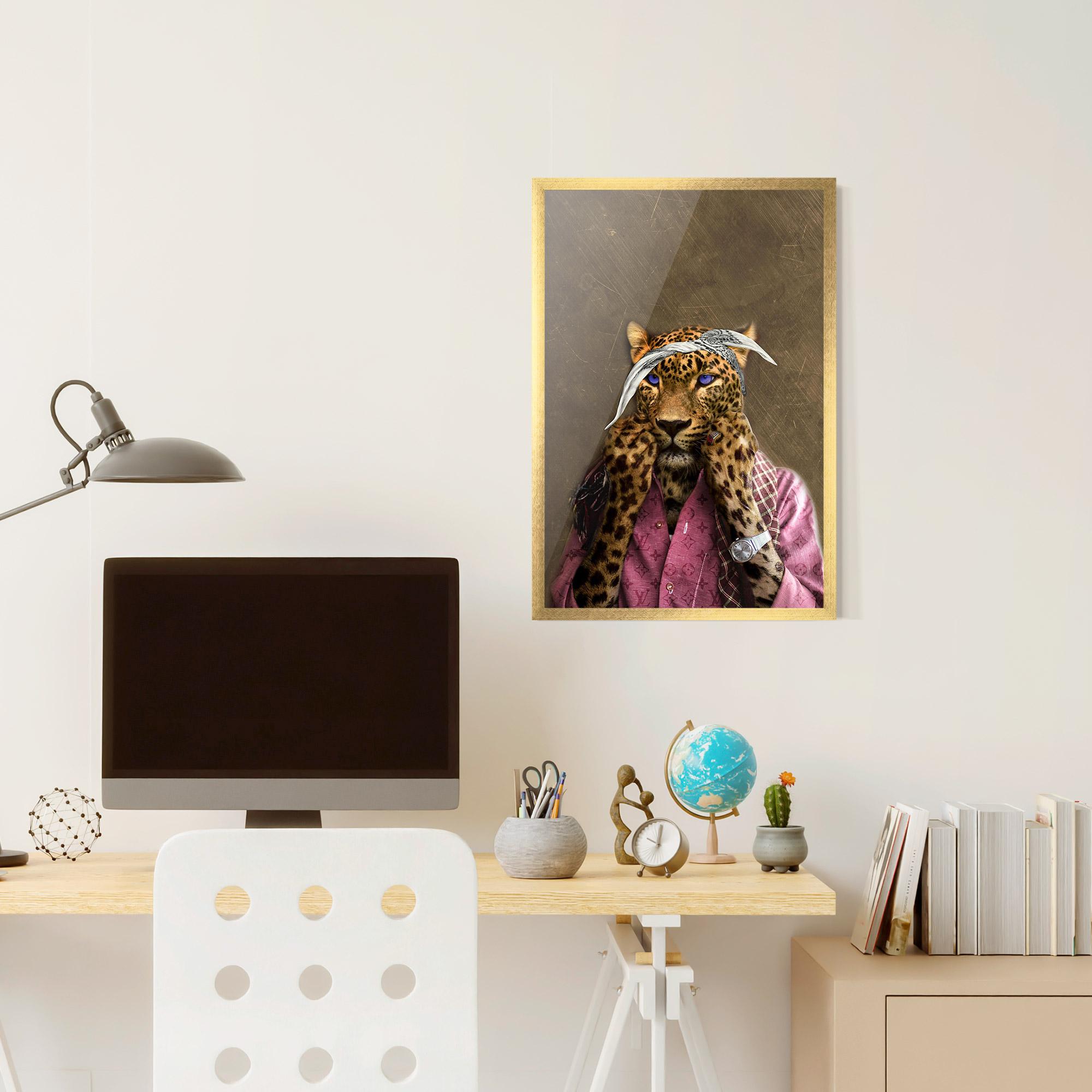 Gerahmte Poster Ready To Fight mockup 6