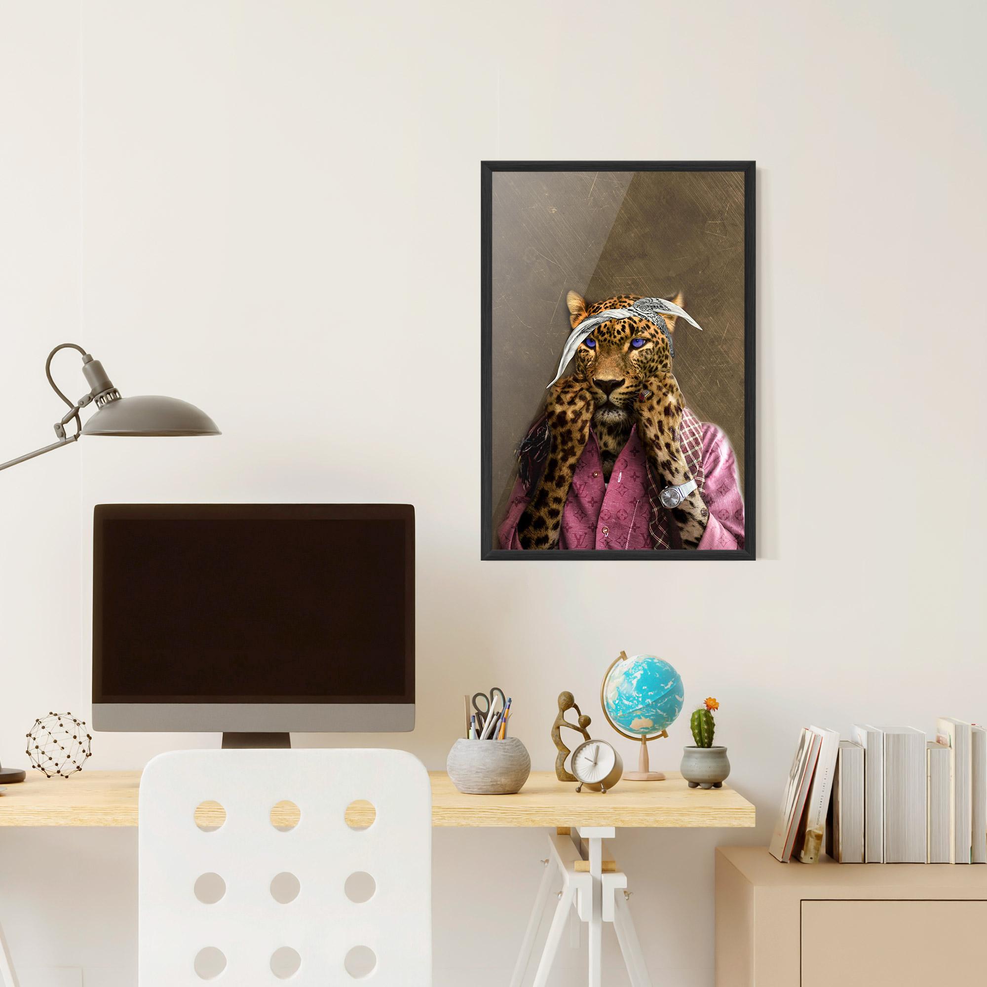 Gerahmte Poster Ready To Fight mockup 6