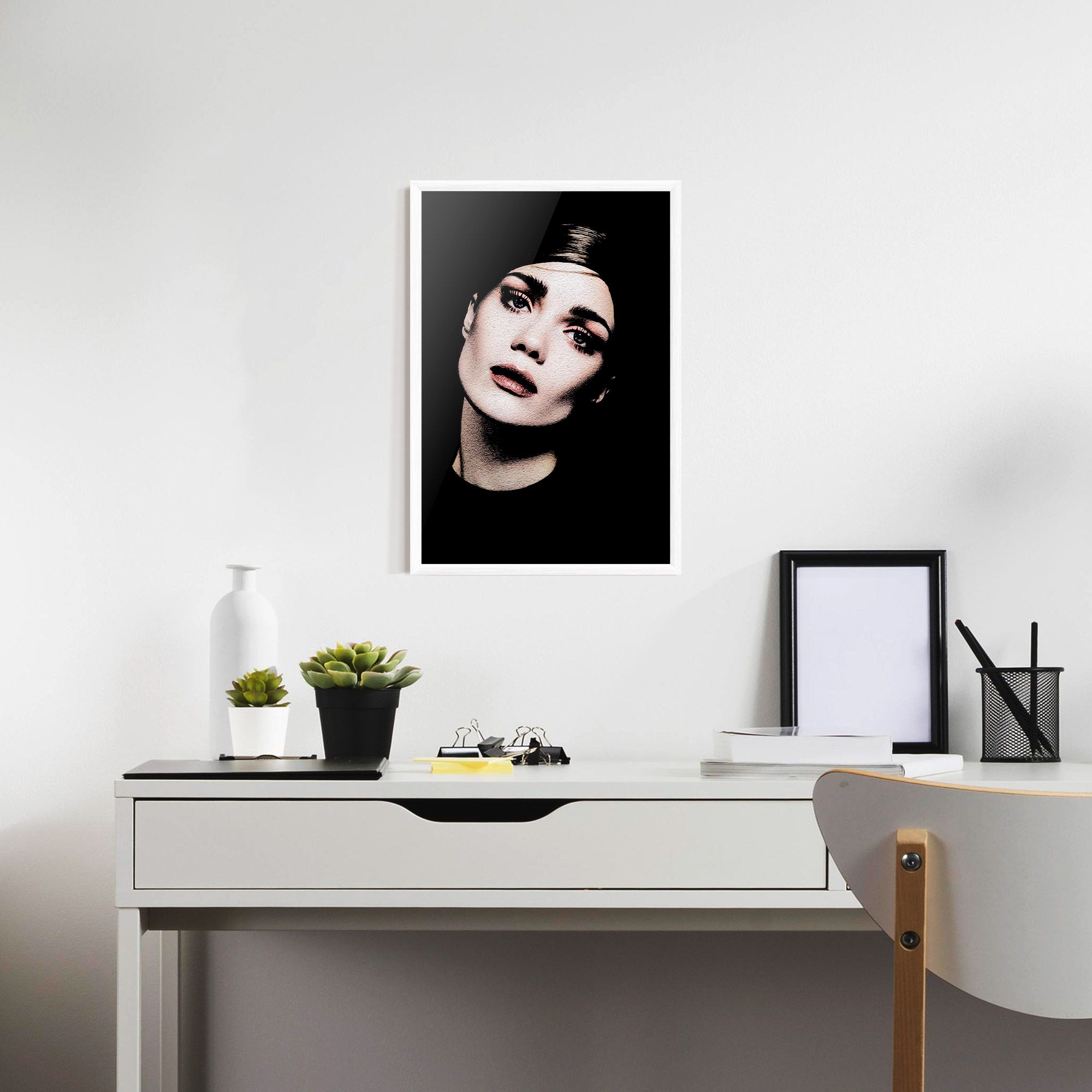 Blue Eyes Lady mockup 7