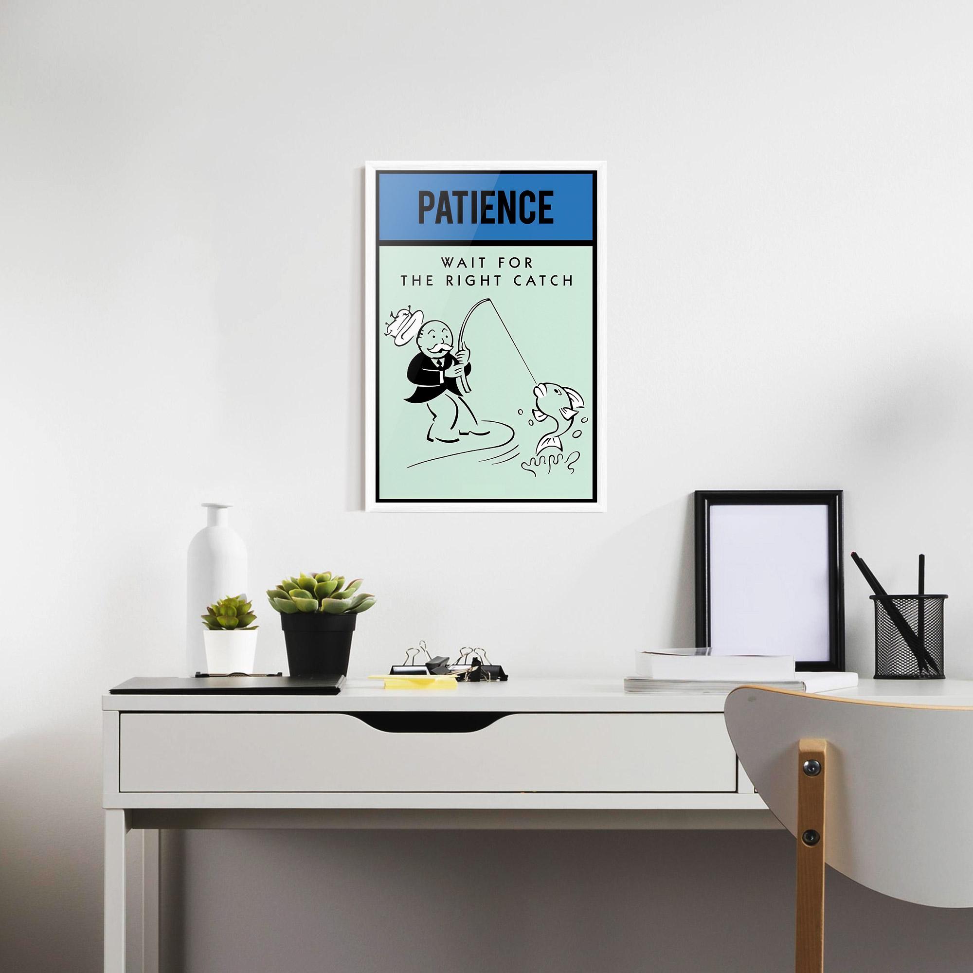 Gerahmte Poster Patience mockup 7