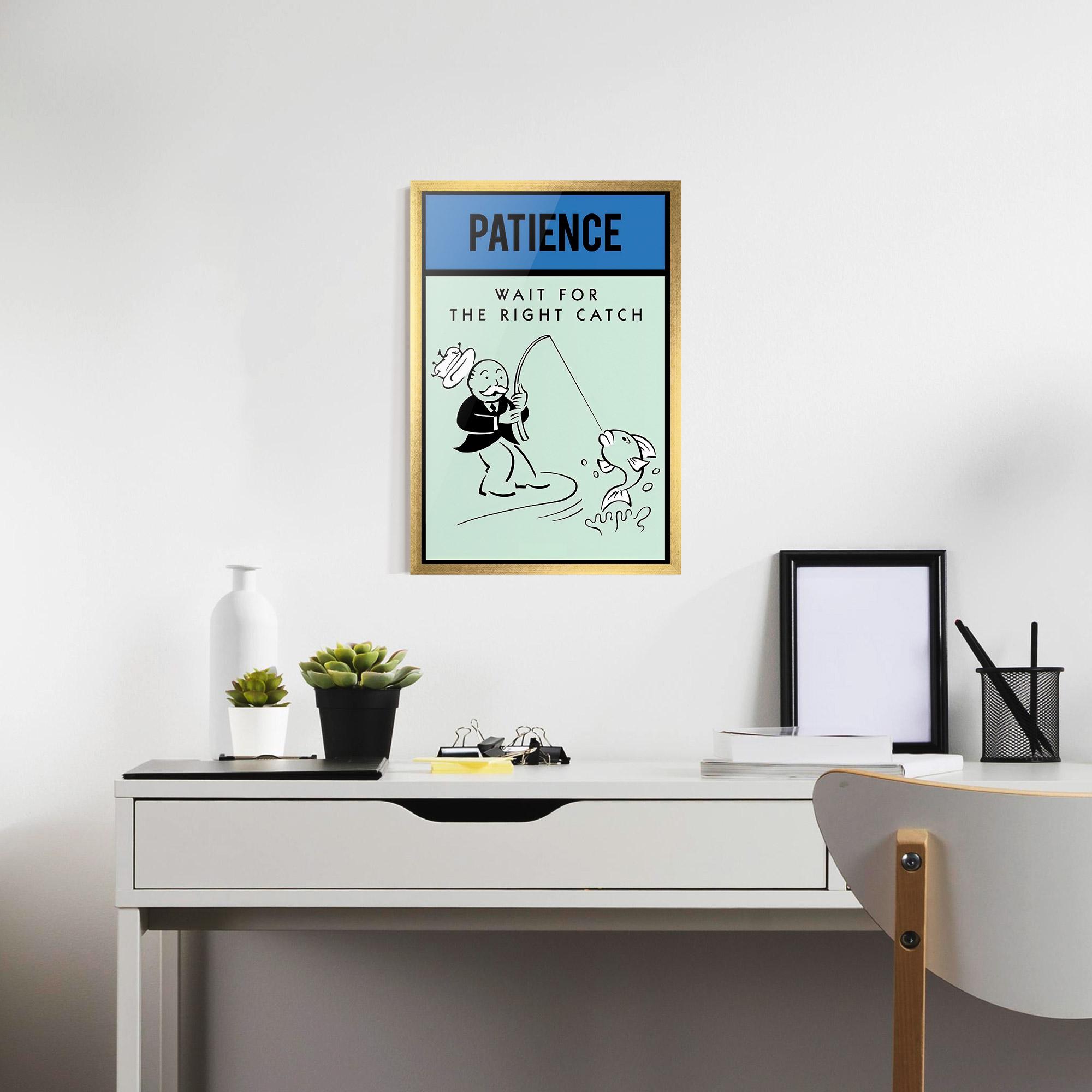 Gerahmte Poster Patience mockup 7