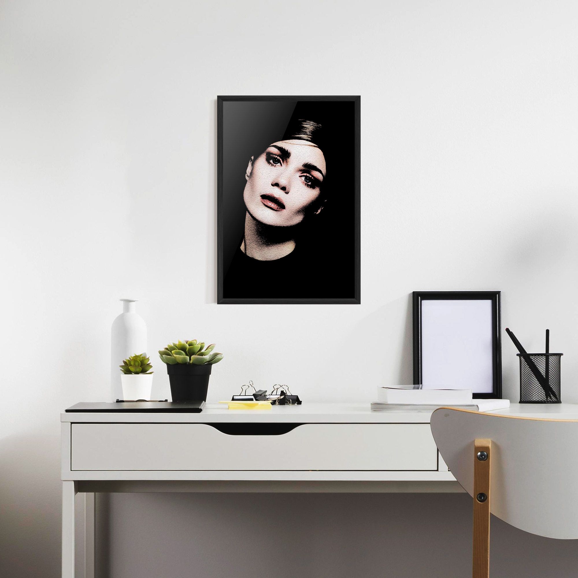 Blue Eyes Lady mockup 7