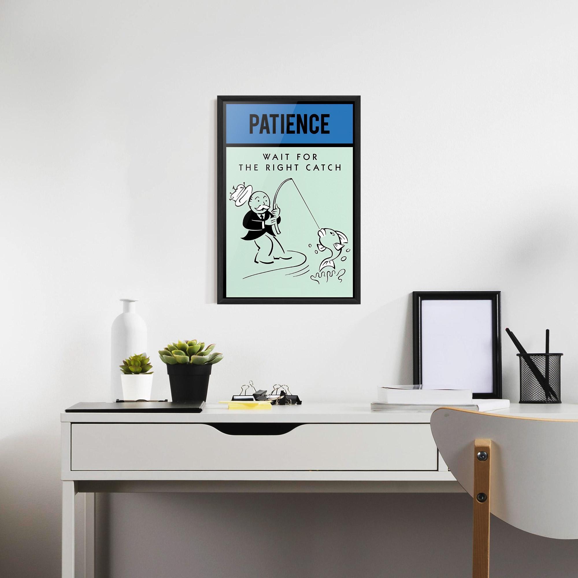 Gerahmte Poster Patience mockup 7