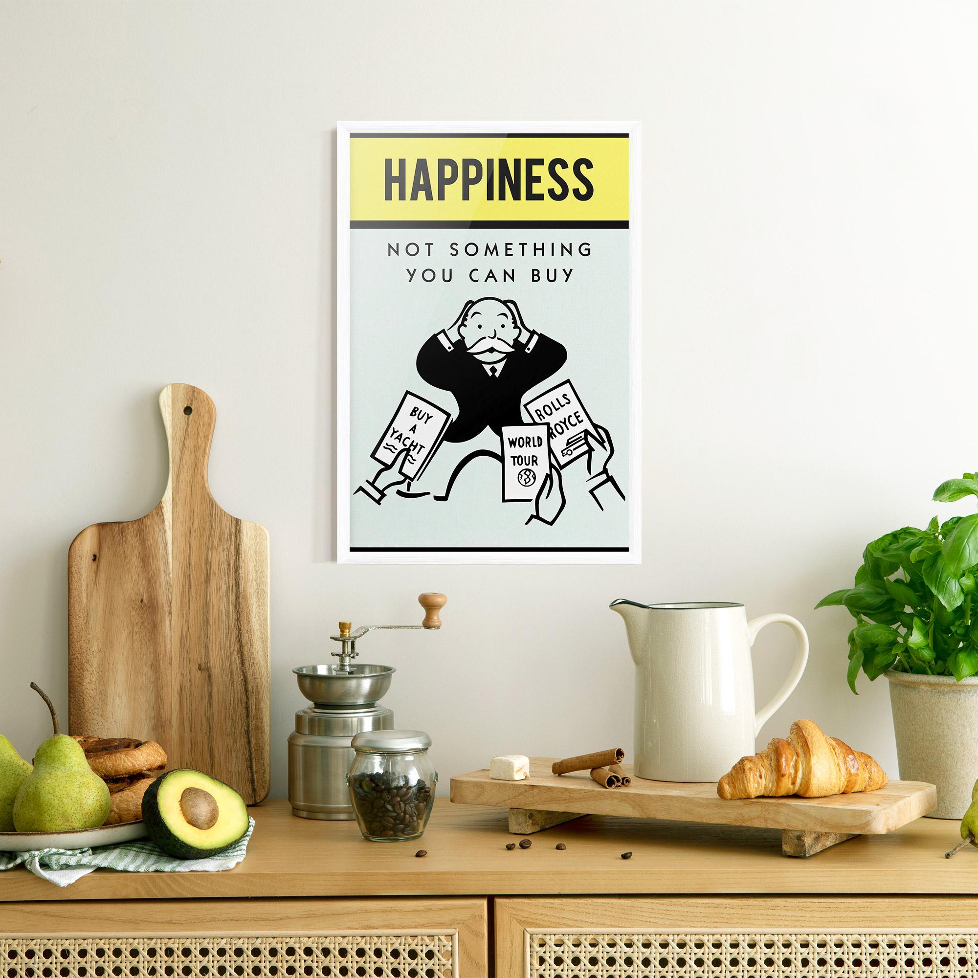 Gerahmte Poster Happines mockup 8