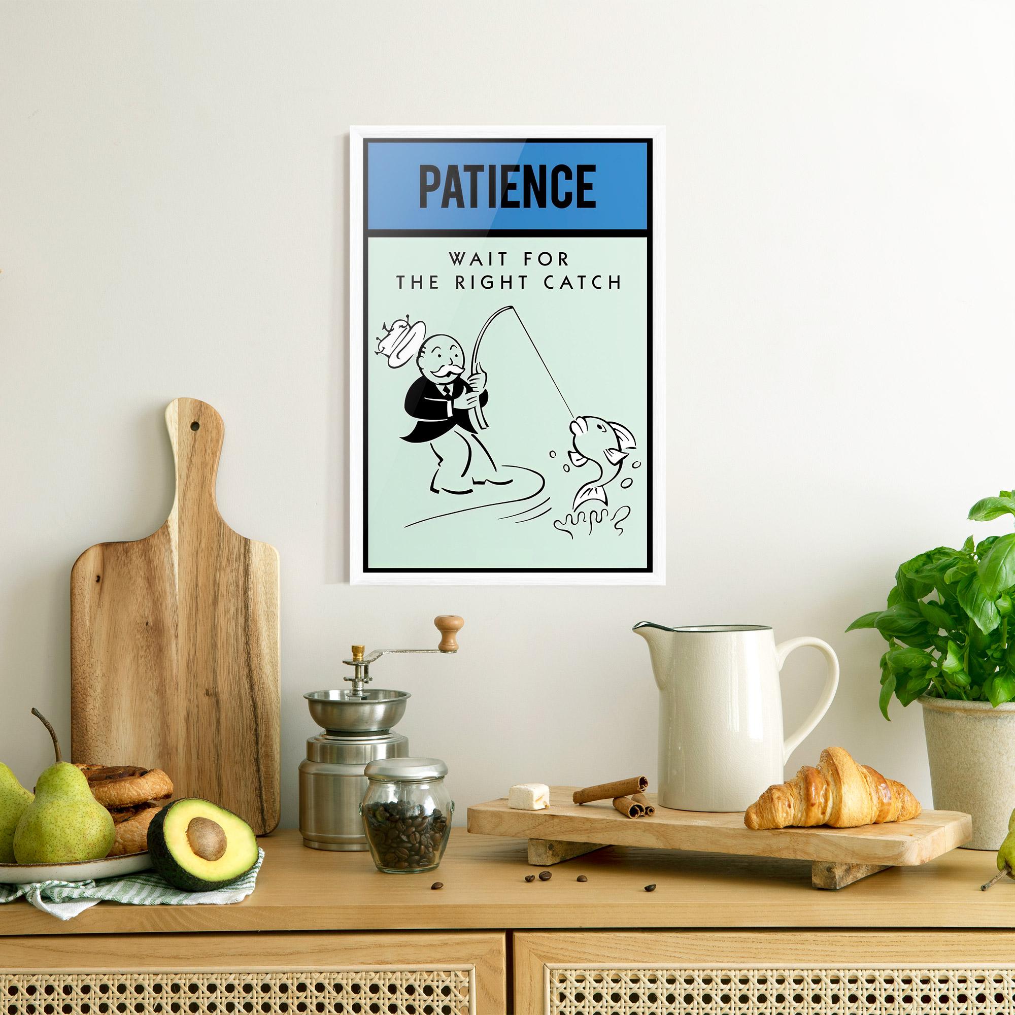 Gerahmte Poster Patience mockup 8