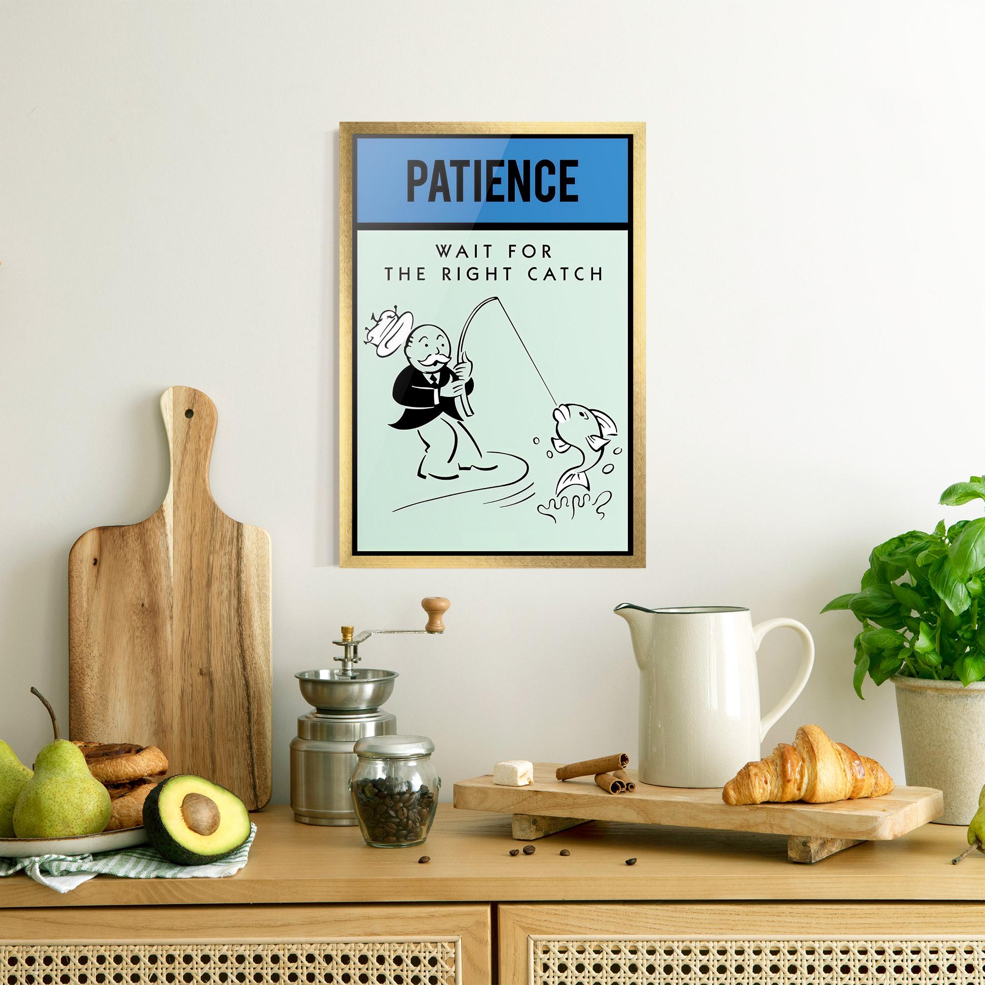 Gerahmte Poster Patience mockup 8