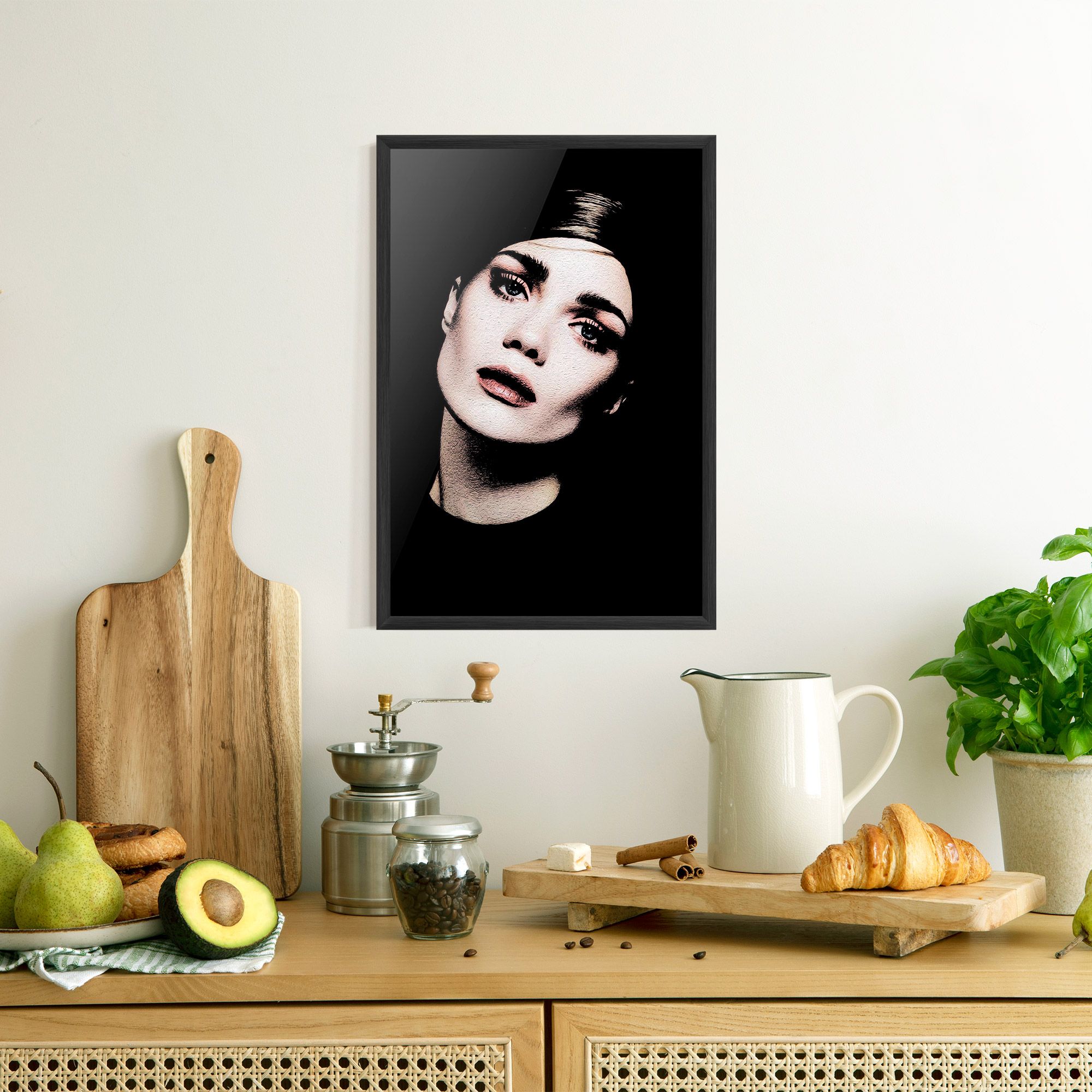 Blue Eyes Lady mockup 8