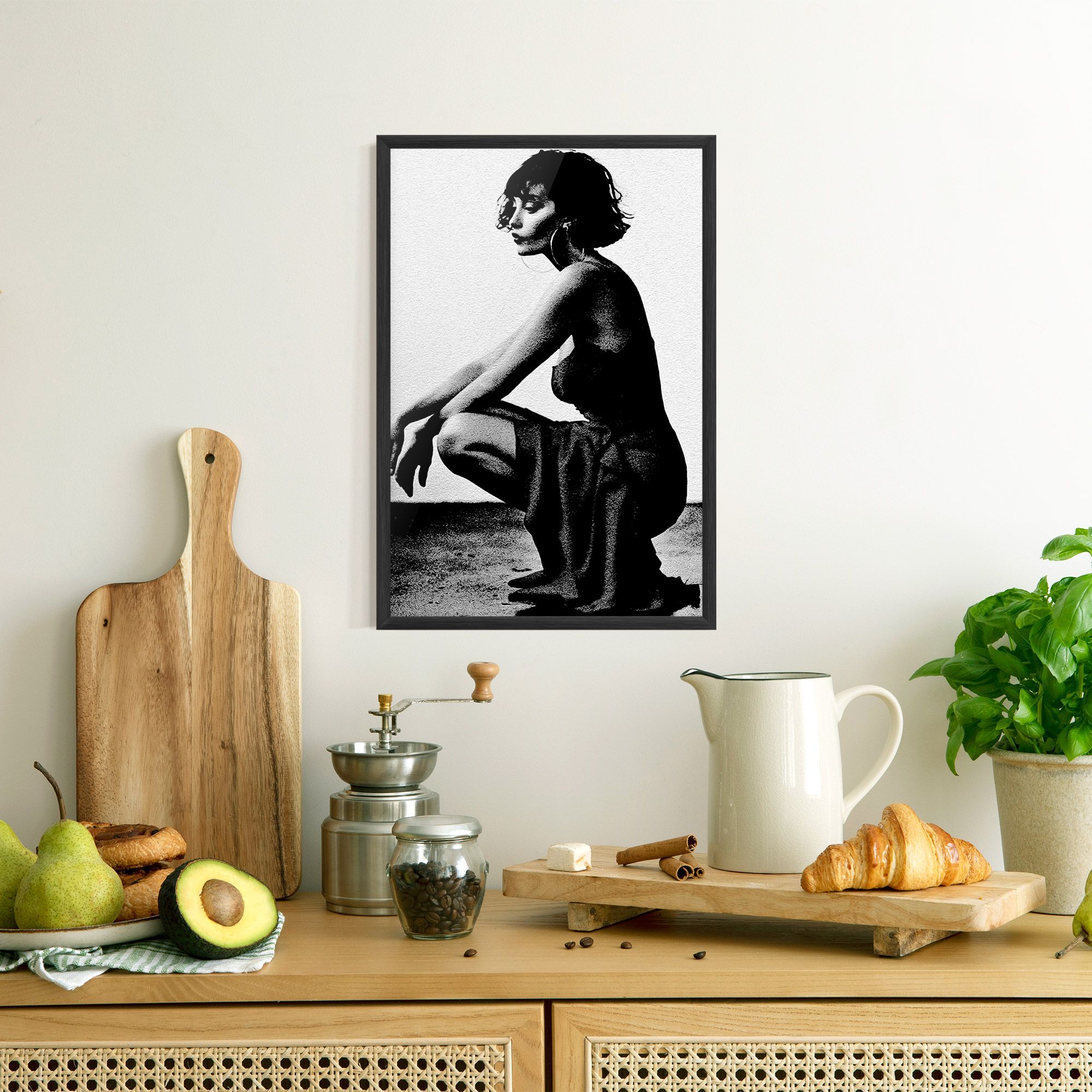 Grey Long Dress mockup 8