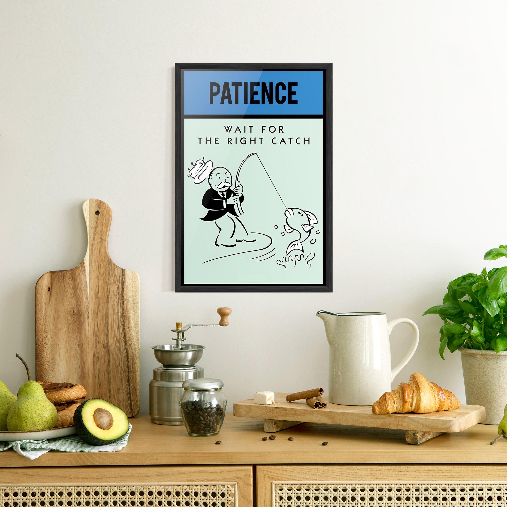 Gerahmte Poster Patience mockup 8