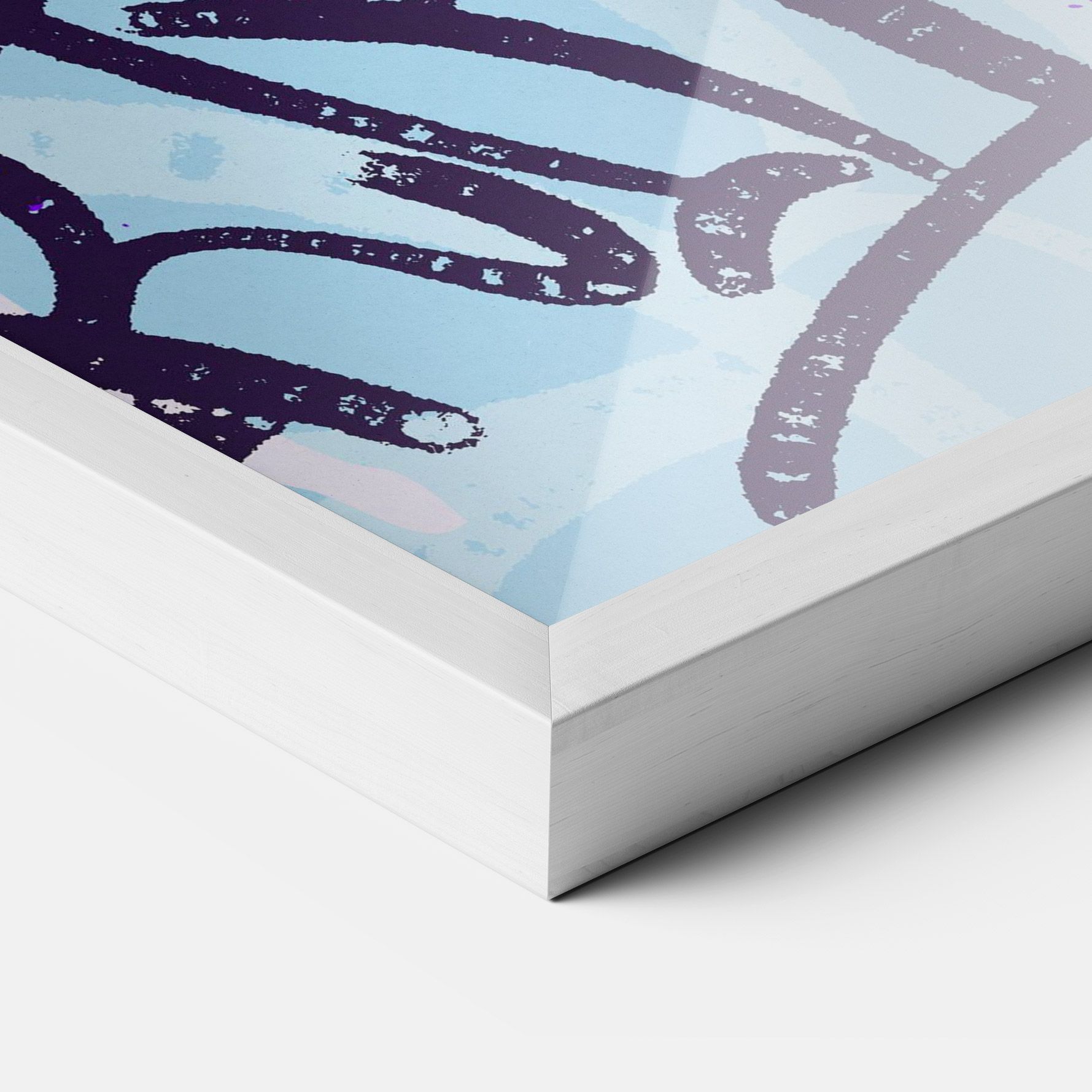 Blue Purple Graffiti mockup 3