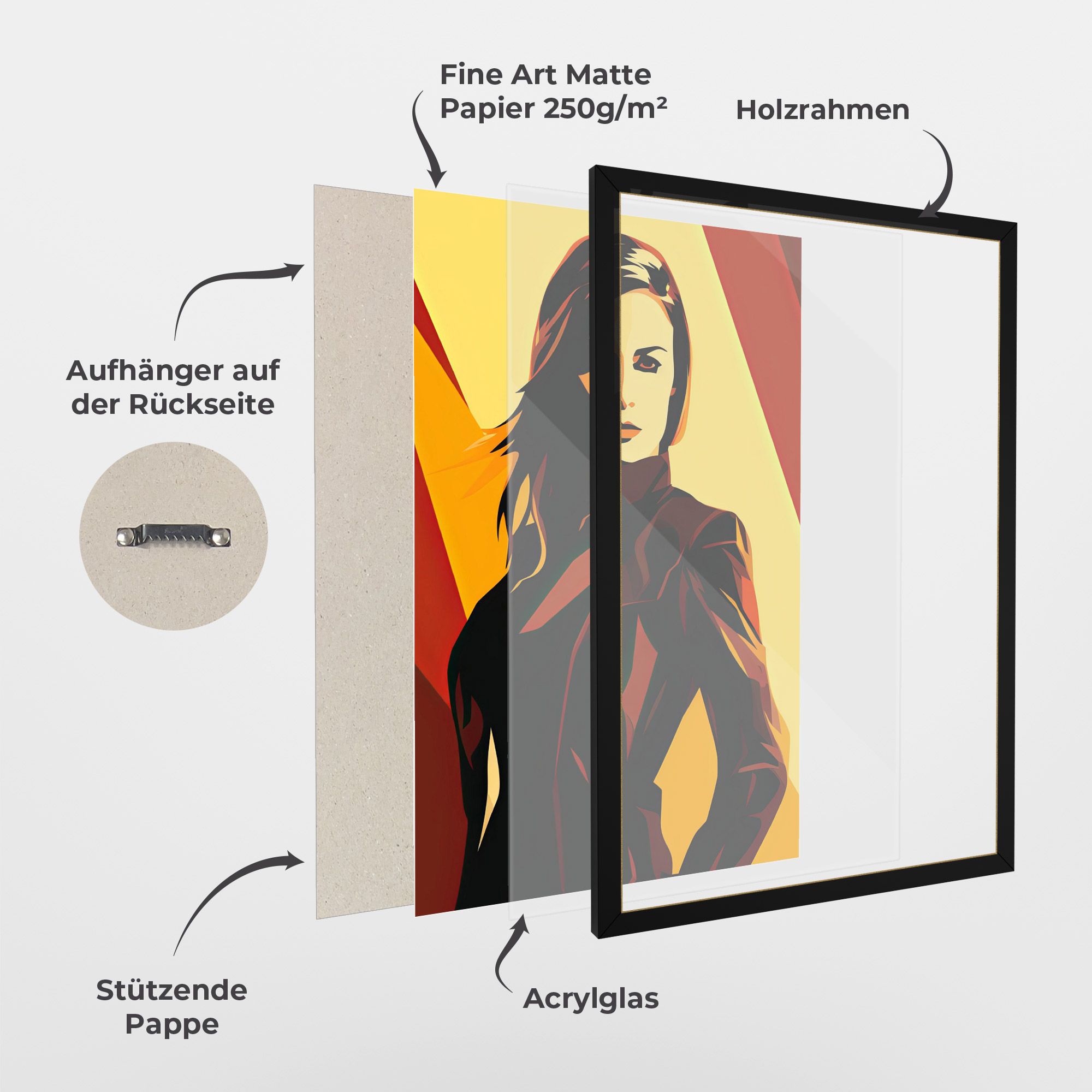 Pop Graphical Woman mockup 1