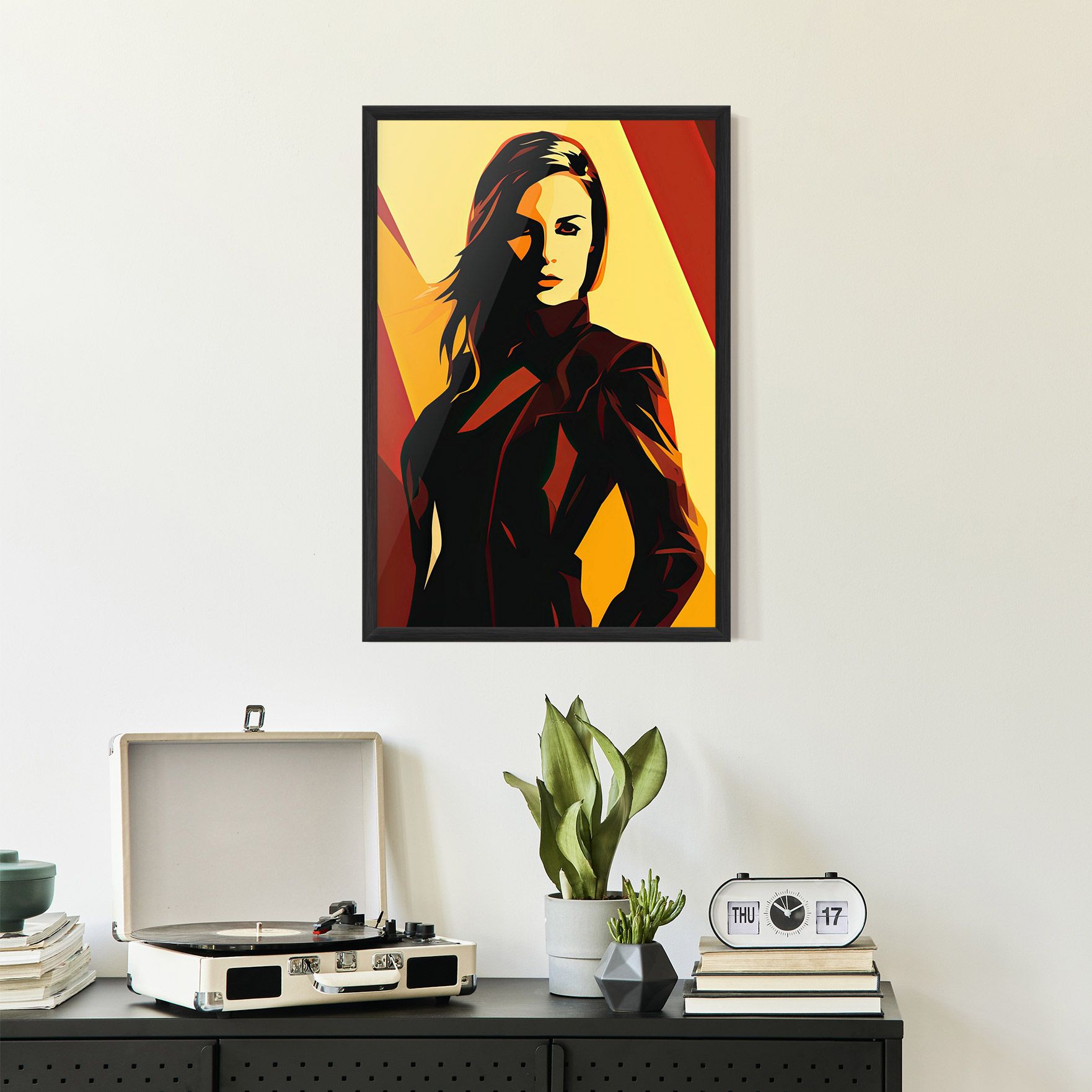 Pop Graphical Woman mockup 2