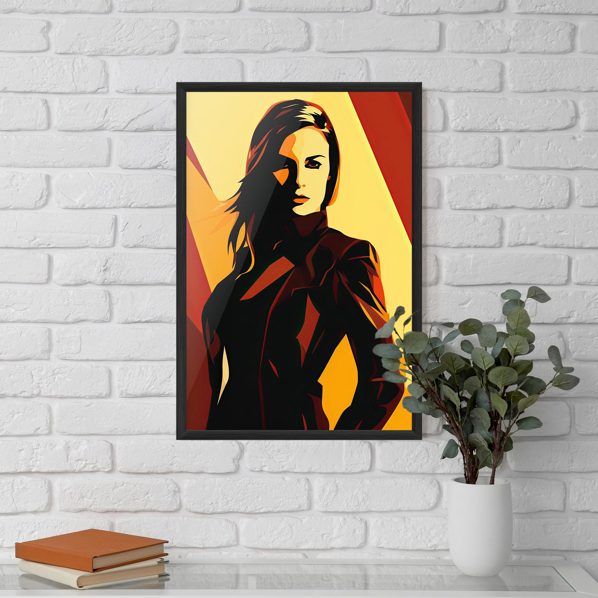 Pop Graphical Woman mockup 5