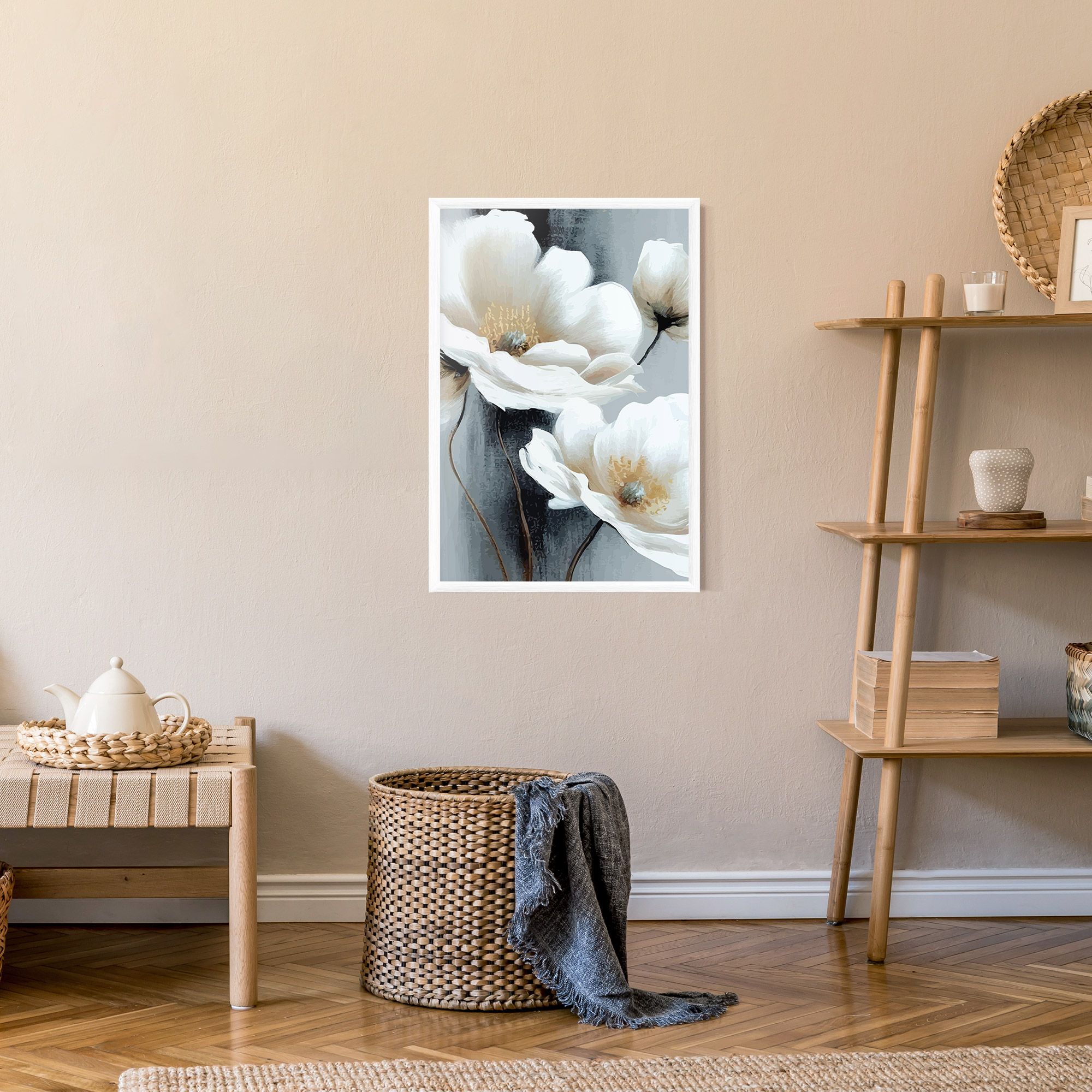 Paint Texture Flower mockup 9