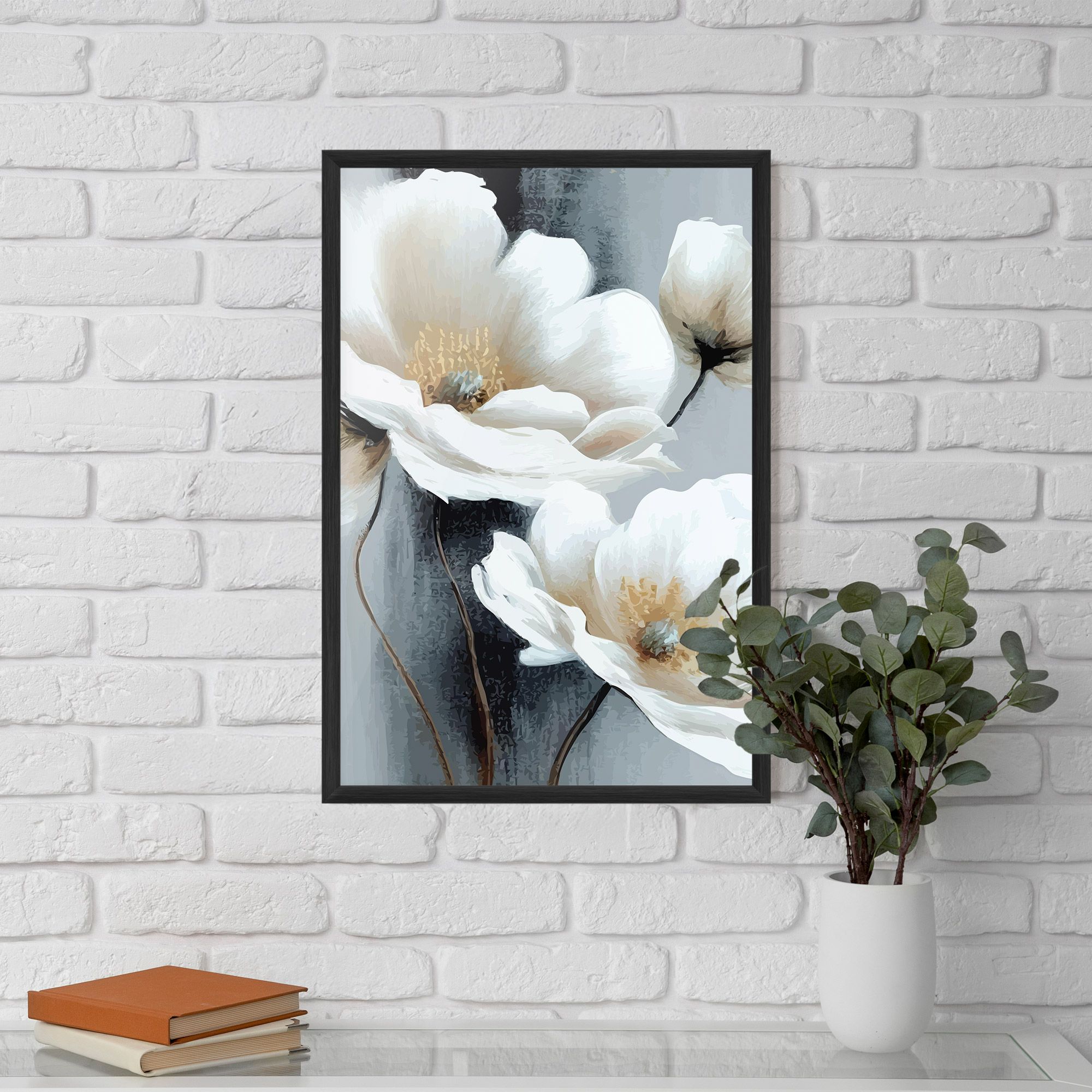 Paint Texture Flower mockup 5