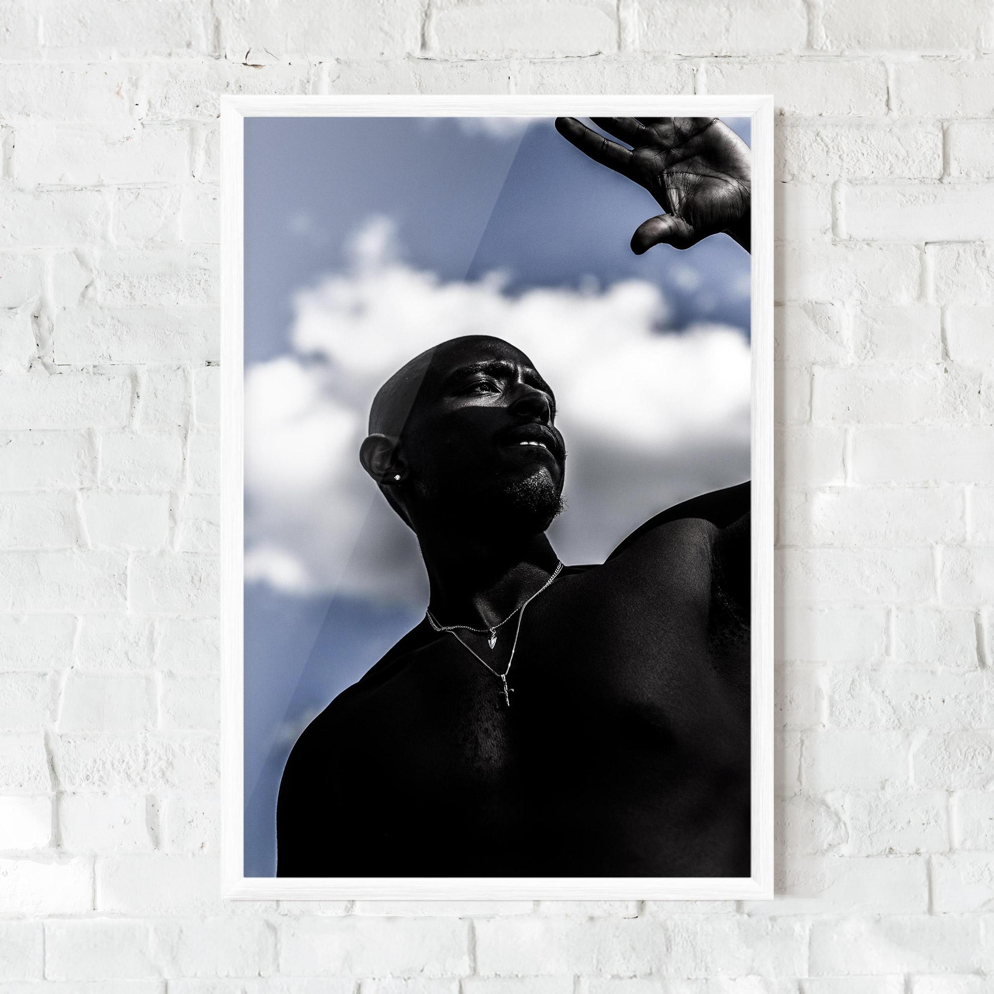 Gerahmte Poster African Blue Sky mockup 0
