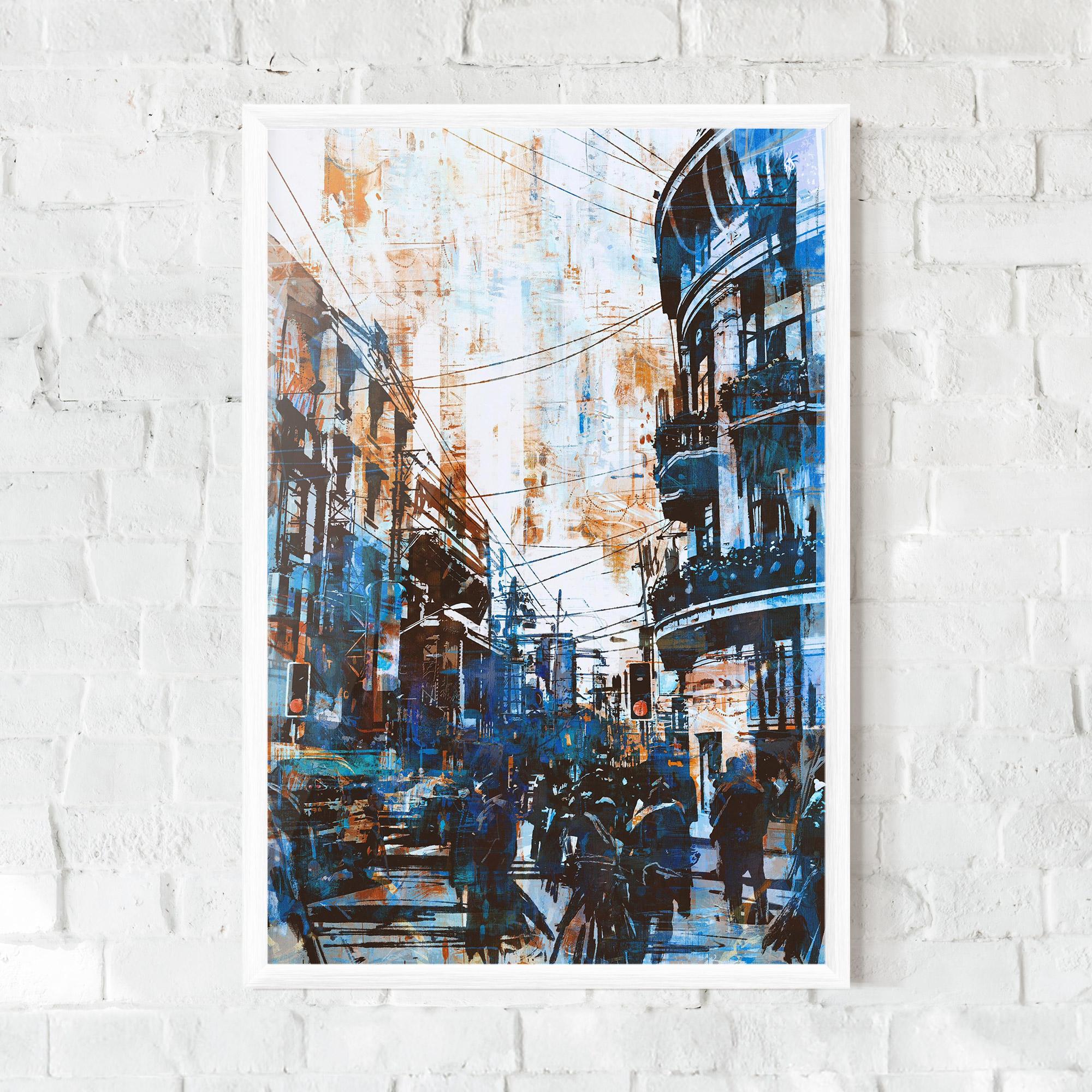 Gerahmte Poster Urban Street Grunge mockup 0