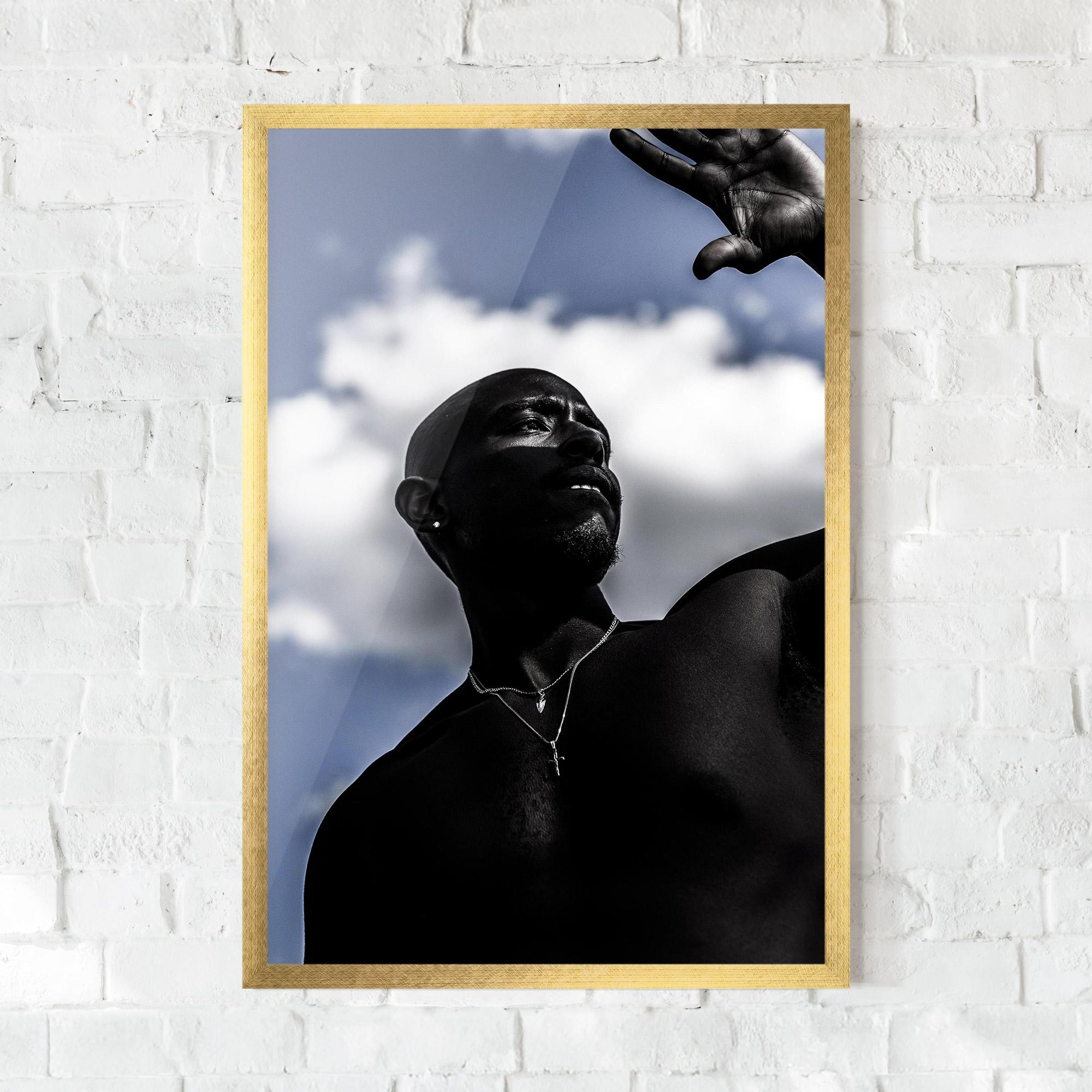 Gerahmte Poster African Blue Sky mockup 0
