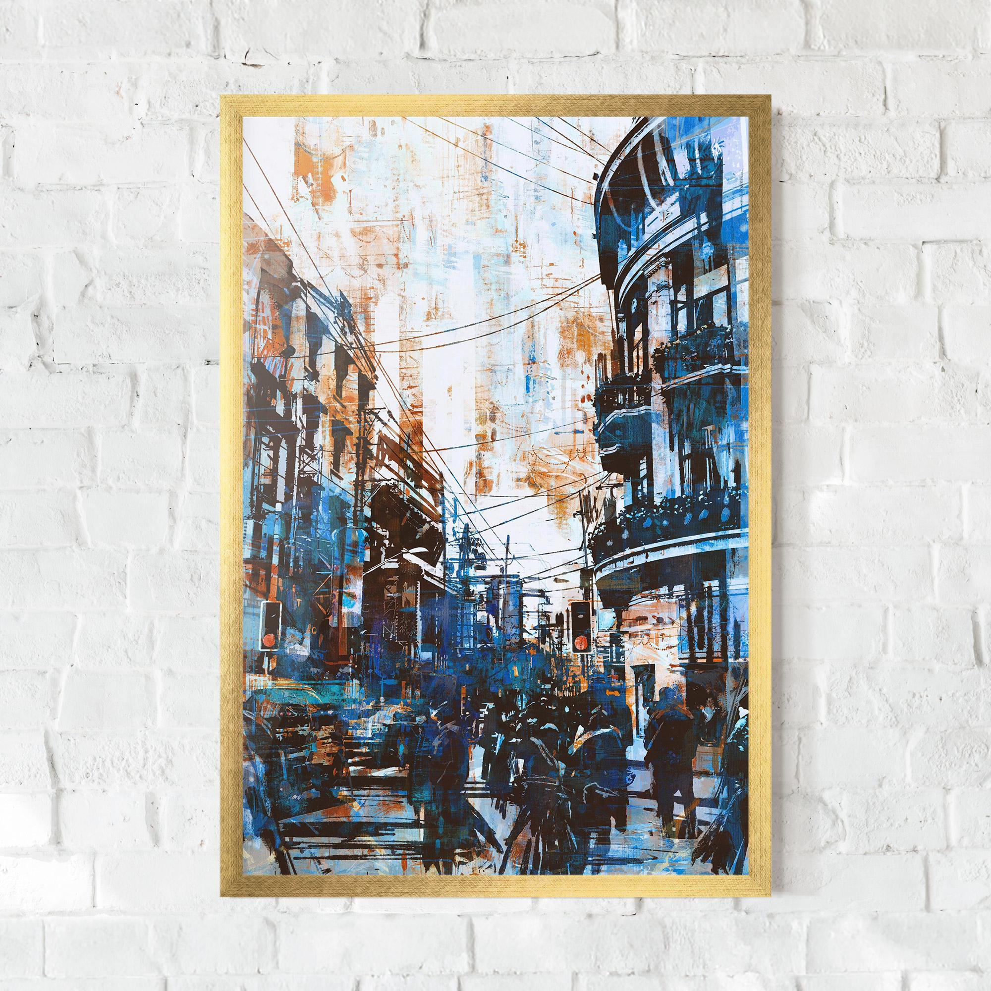 Gerahmte Poster Urban Street Grunge mockup 0